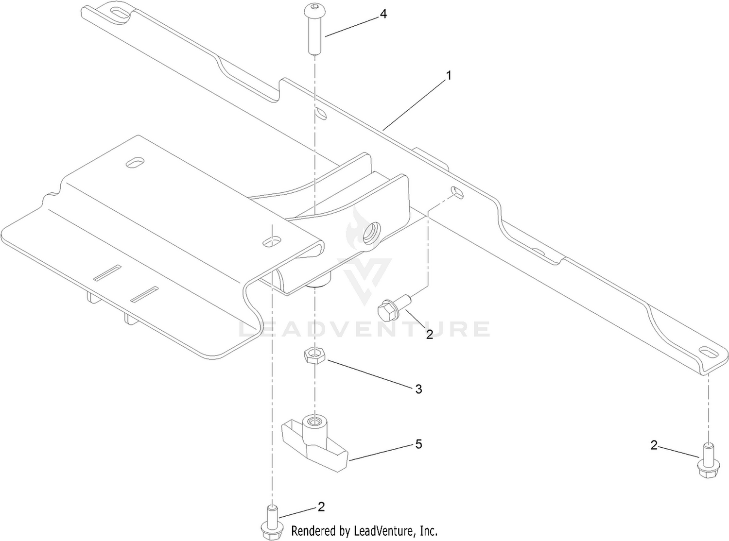 Secondary Rear Receiver Assembly