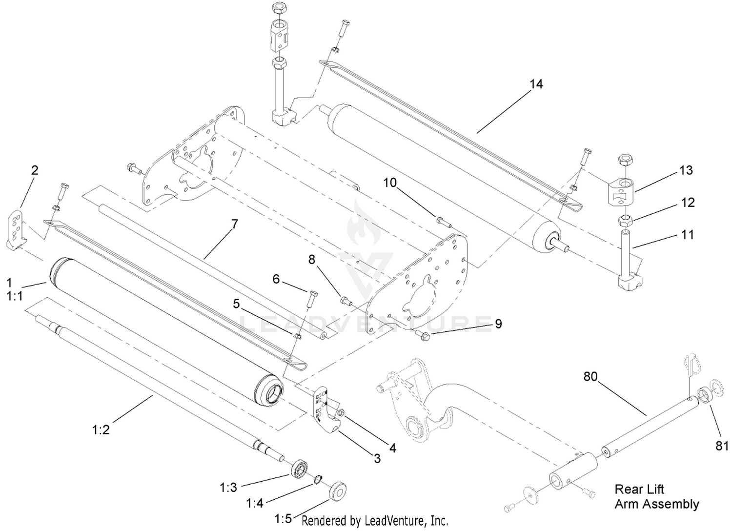 Roller and Scraper Assembly