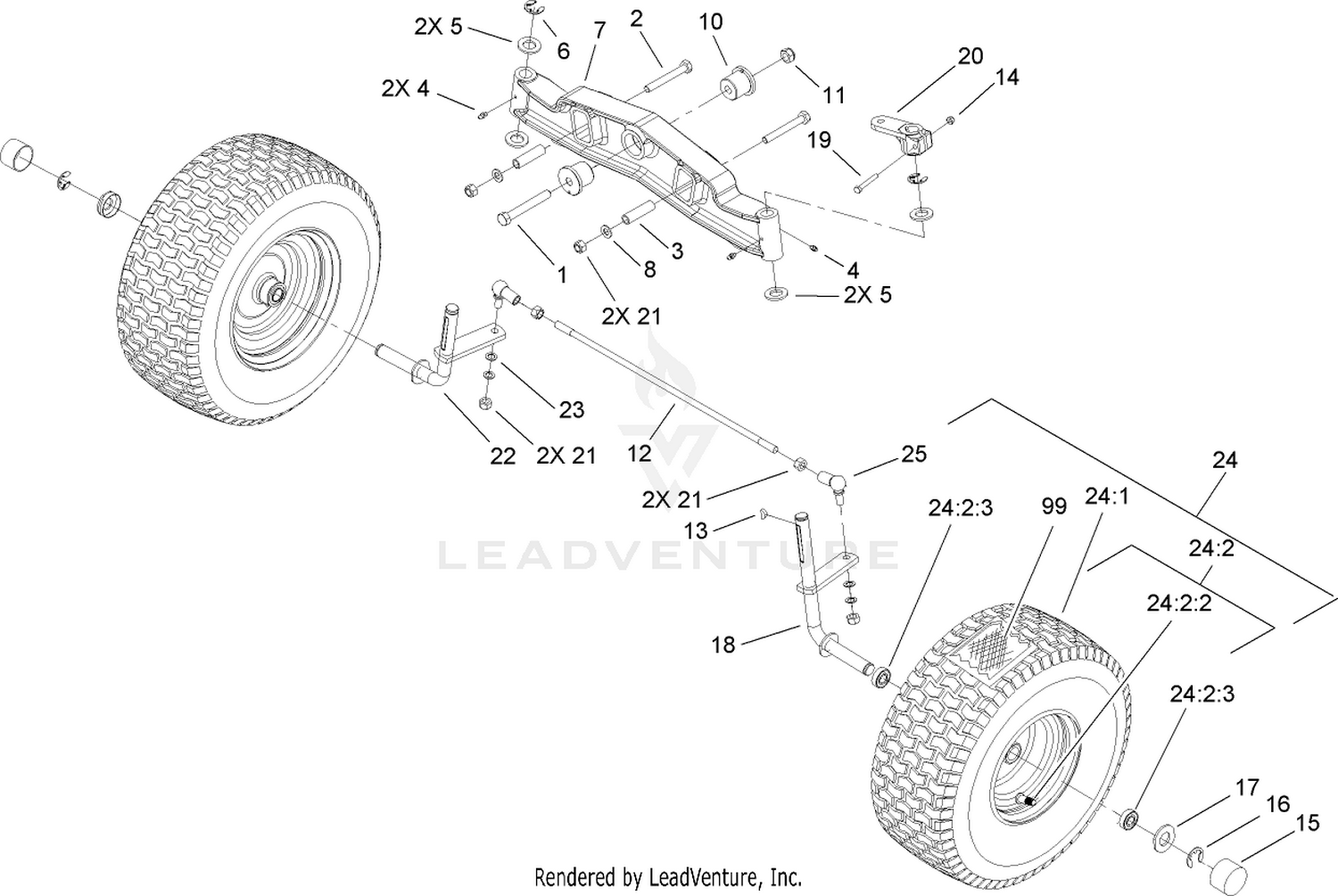 Front Axle Assembly