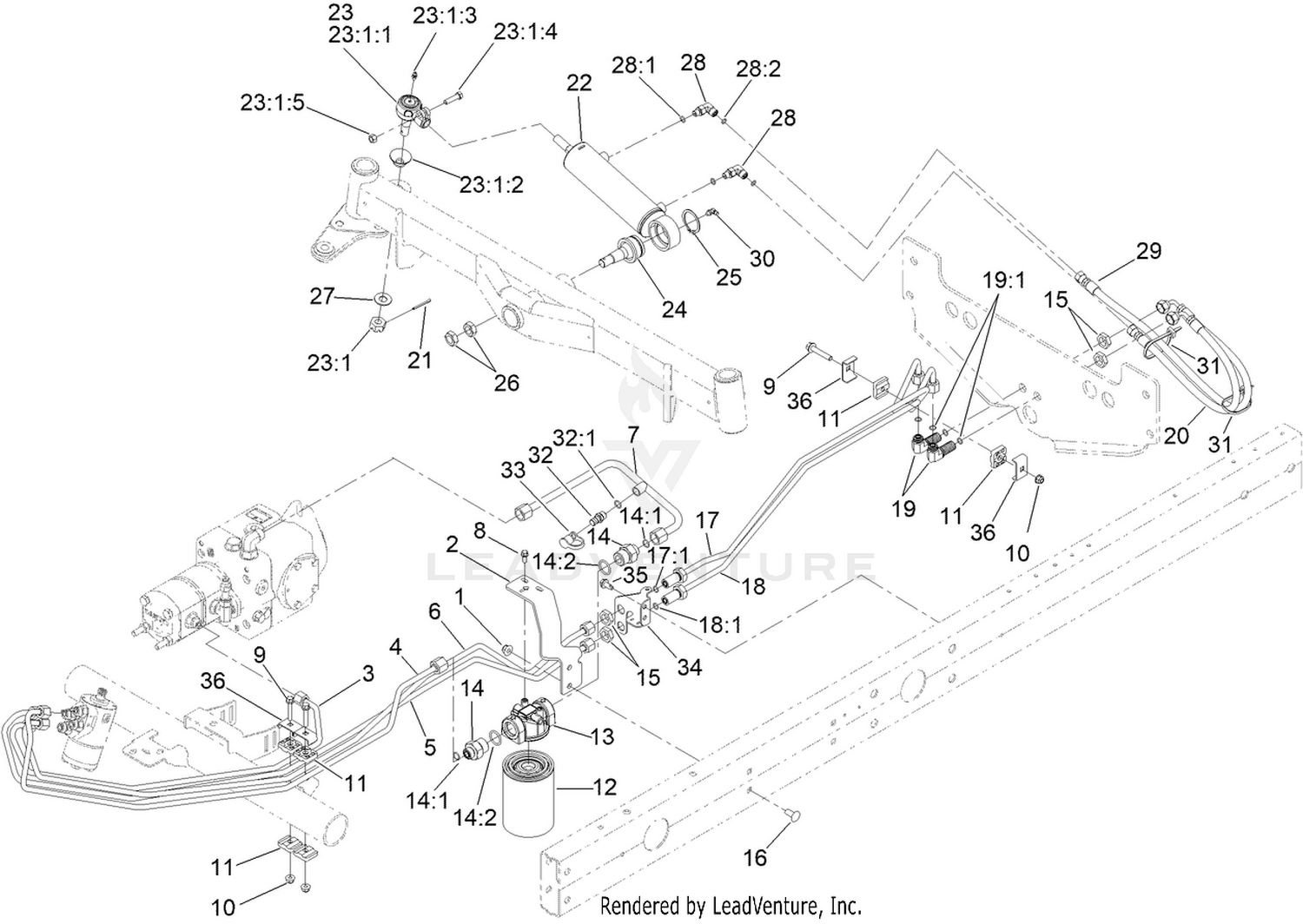 Steering Hydraulic Assembly