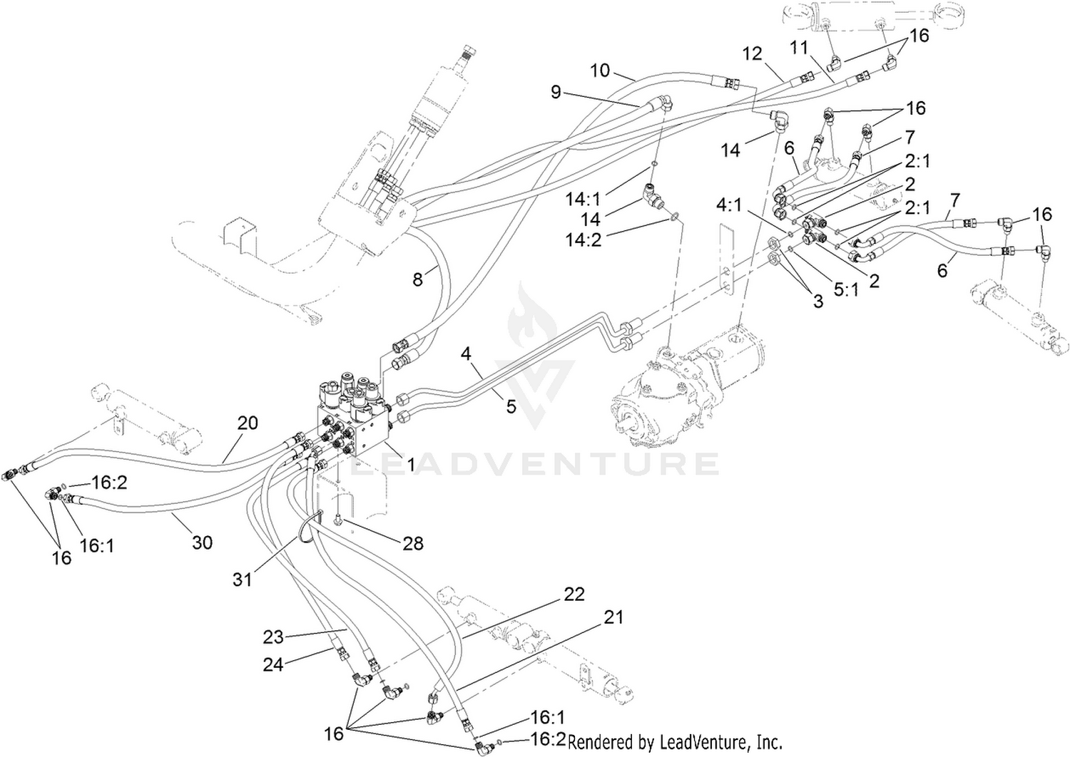 Lift Hydraulic Assembly