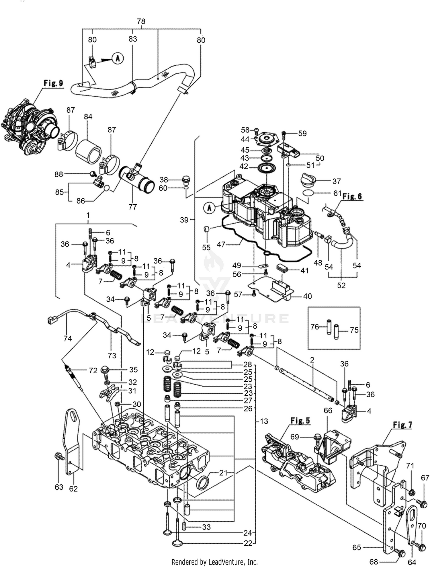 Cylinder Head and Bonnet Assembly