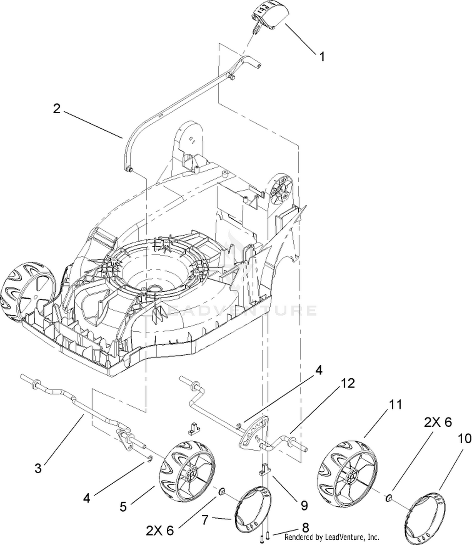 Single Point Height-of-Cut Assembly