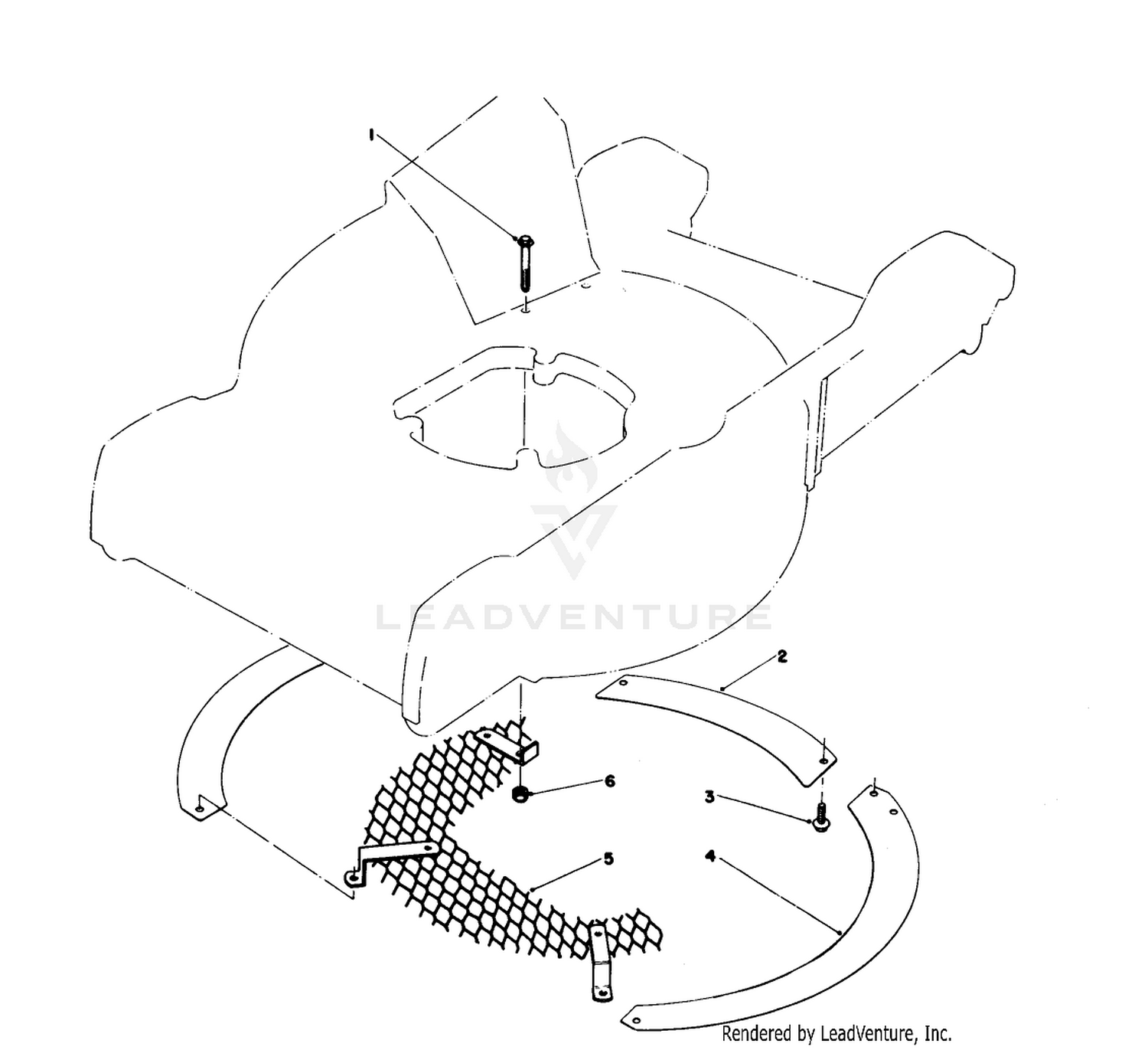 Leaf Shredder Kit No. 37-0120 (optional)