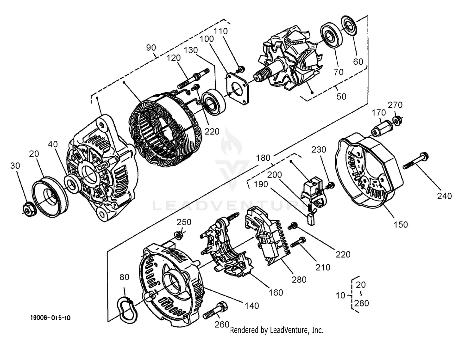 Alternator (Component Part) Assembly