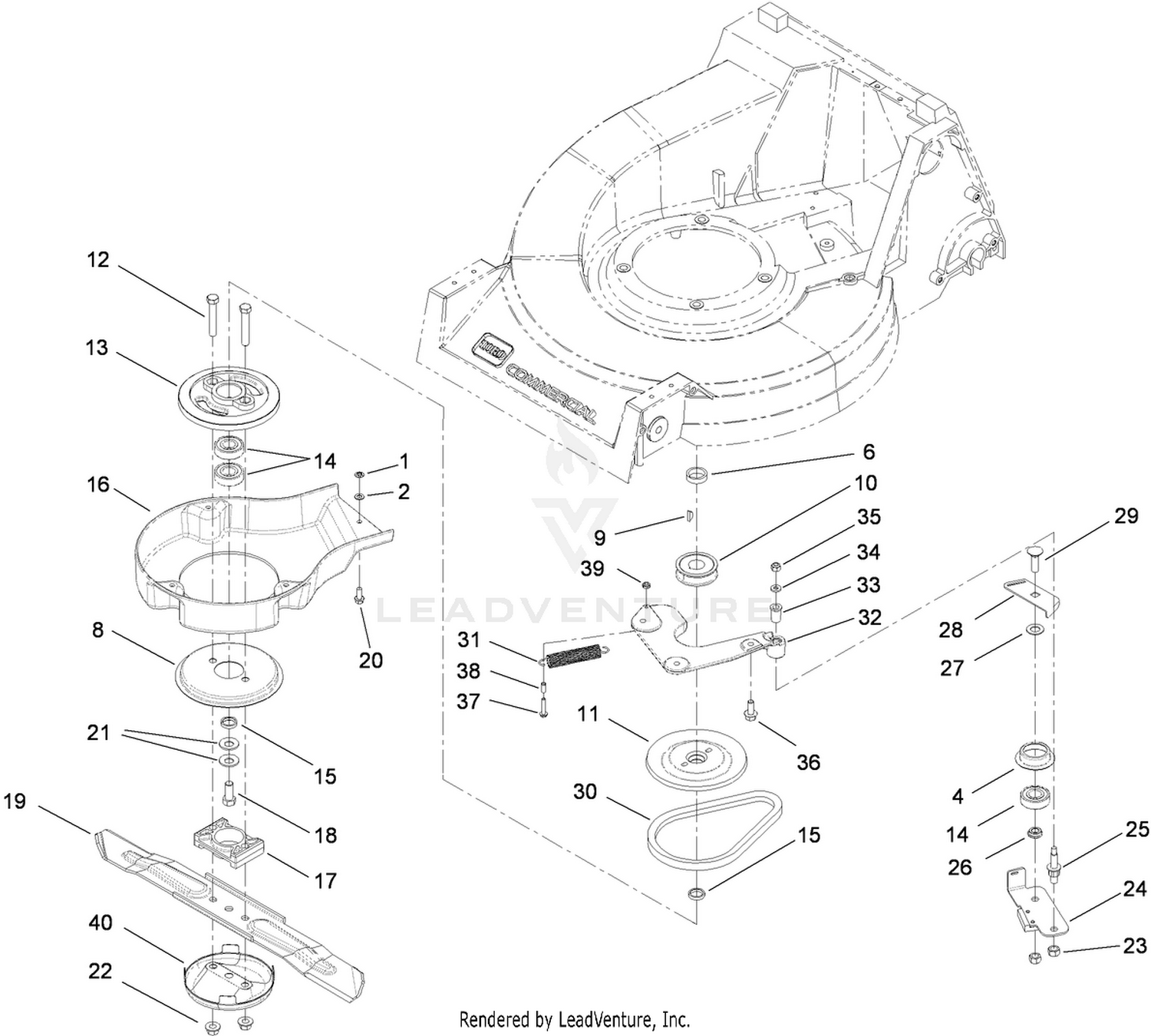 Blade Brake Clutch Assembly