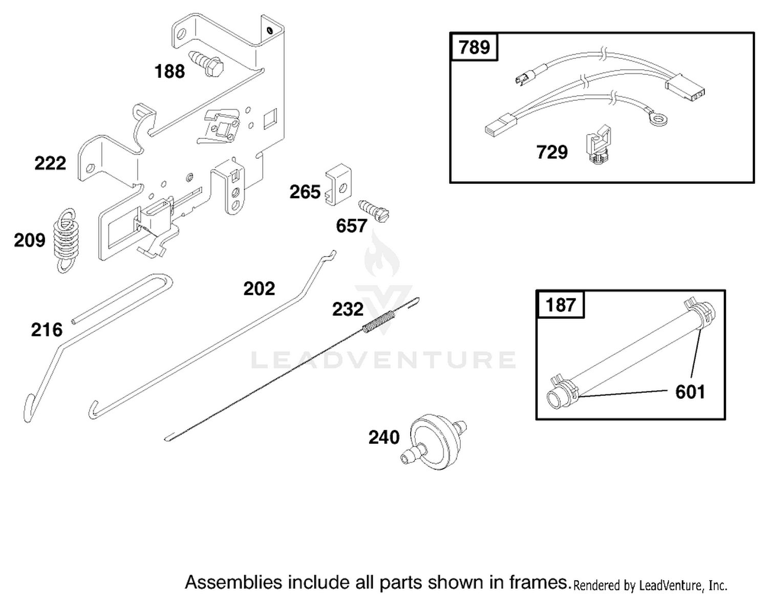 Engine Briggs  Stratton Model 312777-0128-E1 5