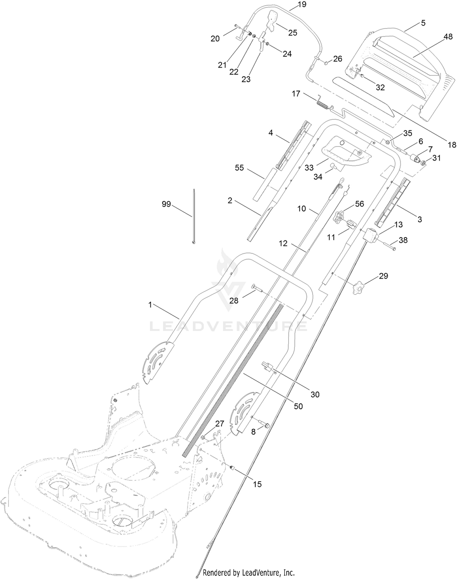 Handle and Electrical Assembly