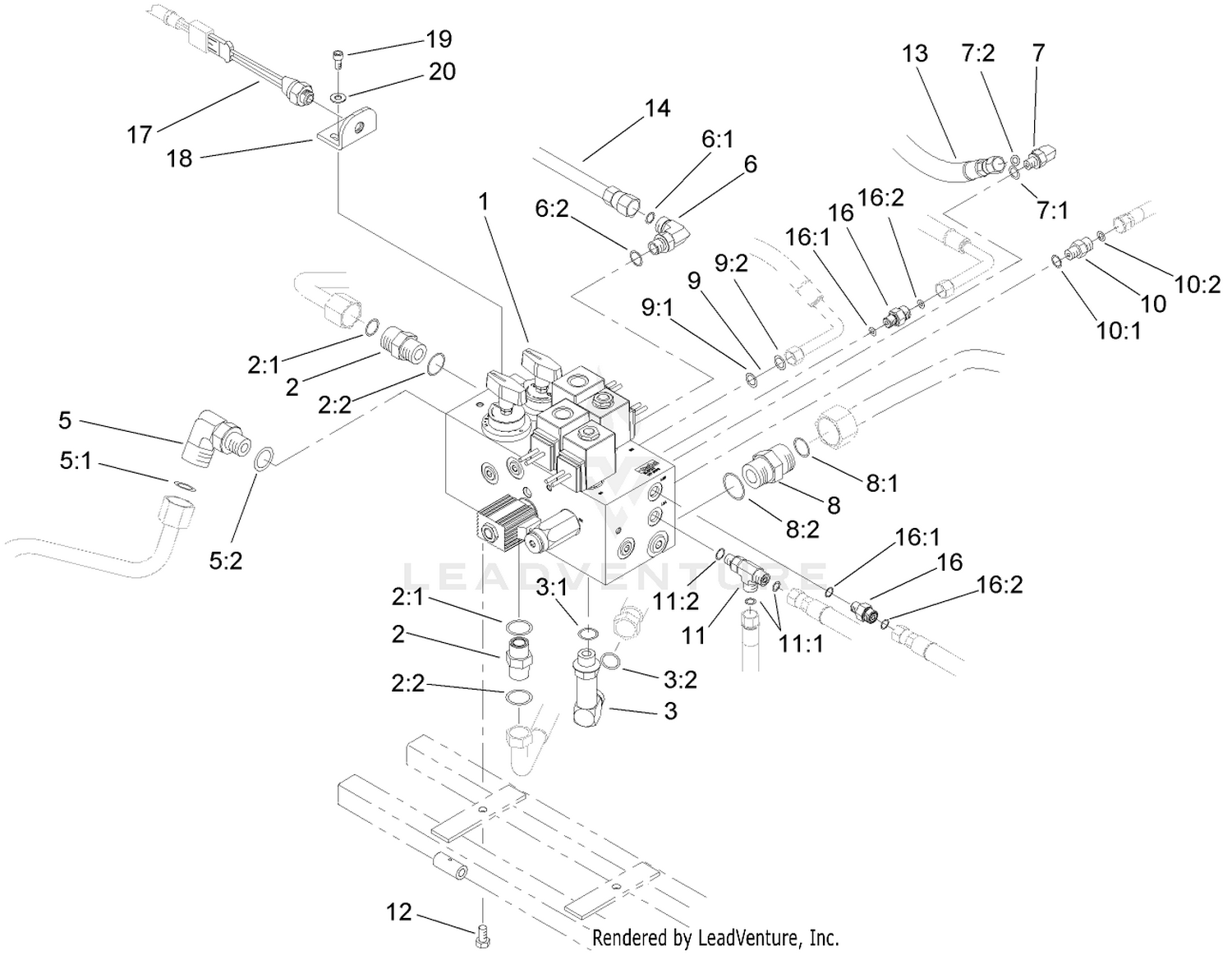 Manifold Block Installation Assembly
