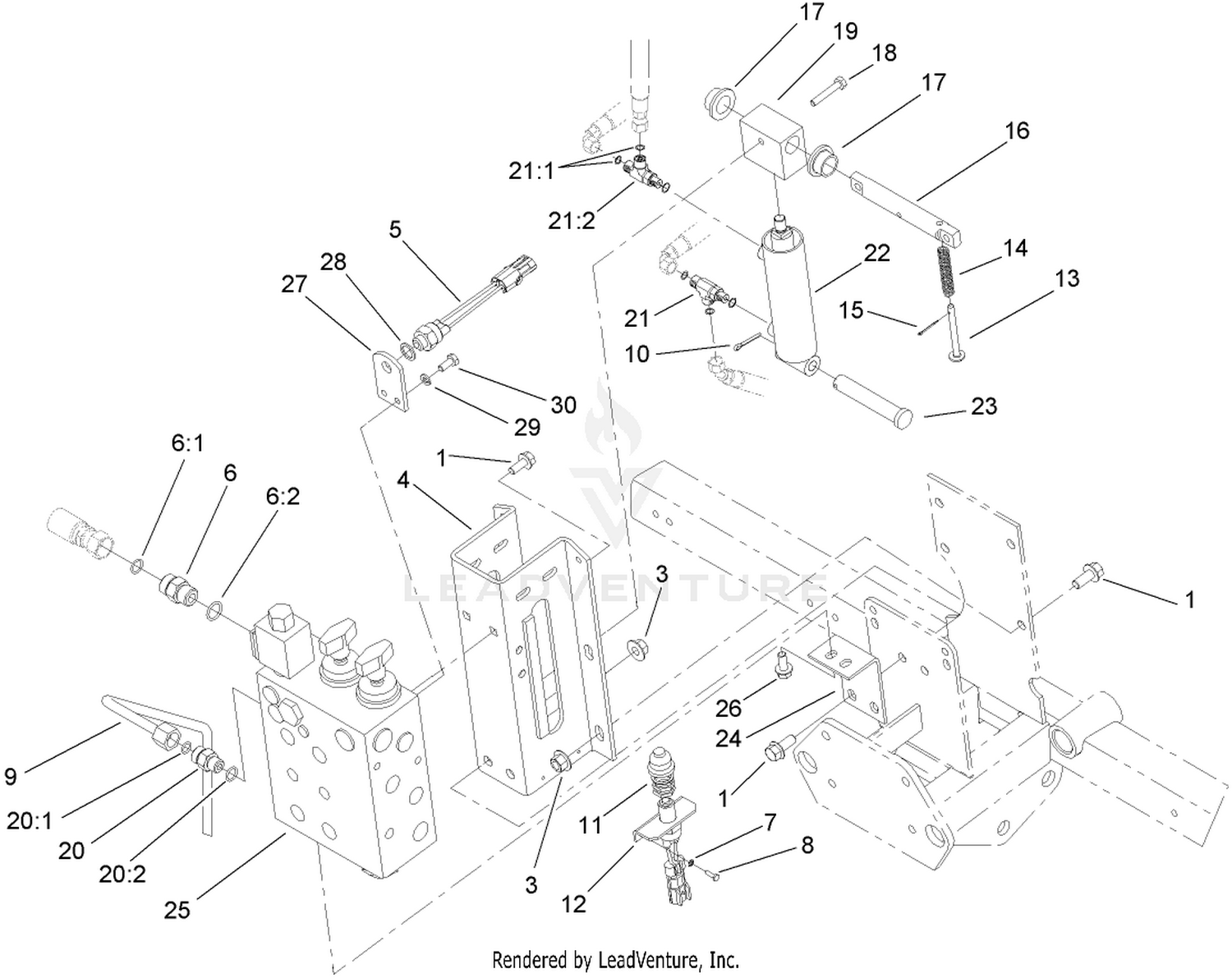 Front Lift Cylinder Assembly