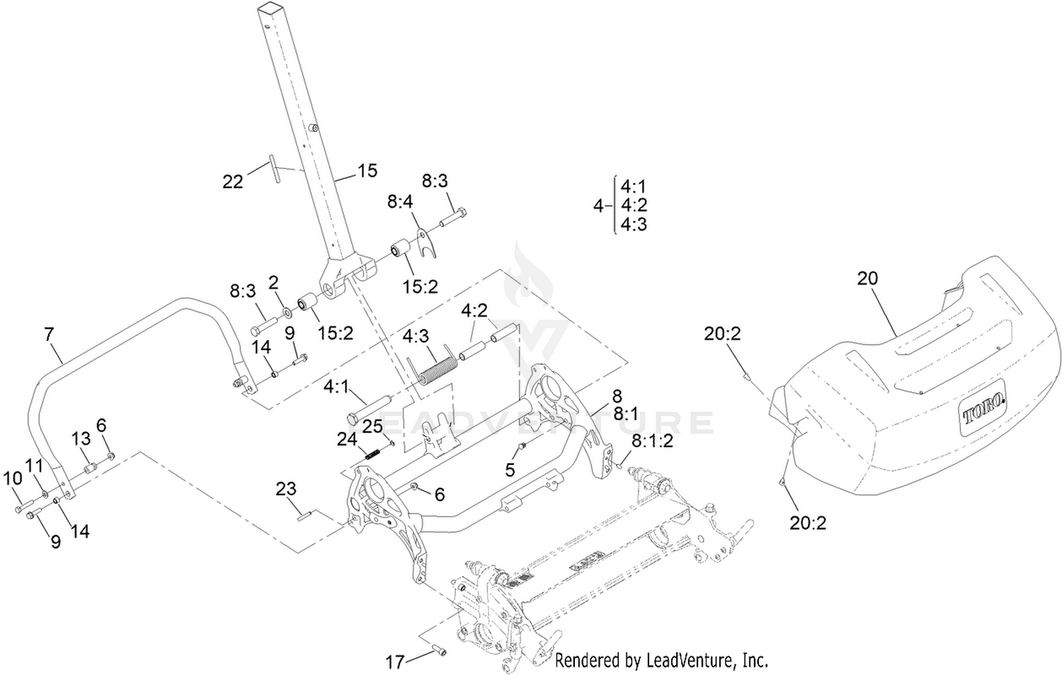 Frame and Handle Mount Assembly