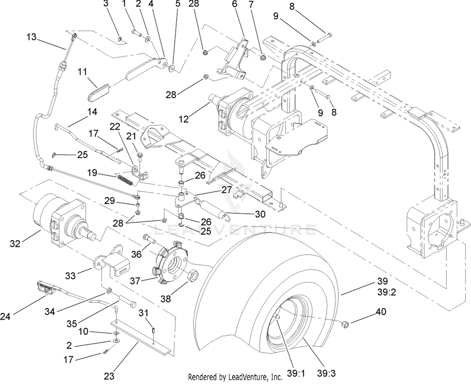 Rear Wheel Assembly
