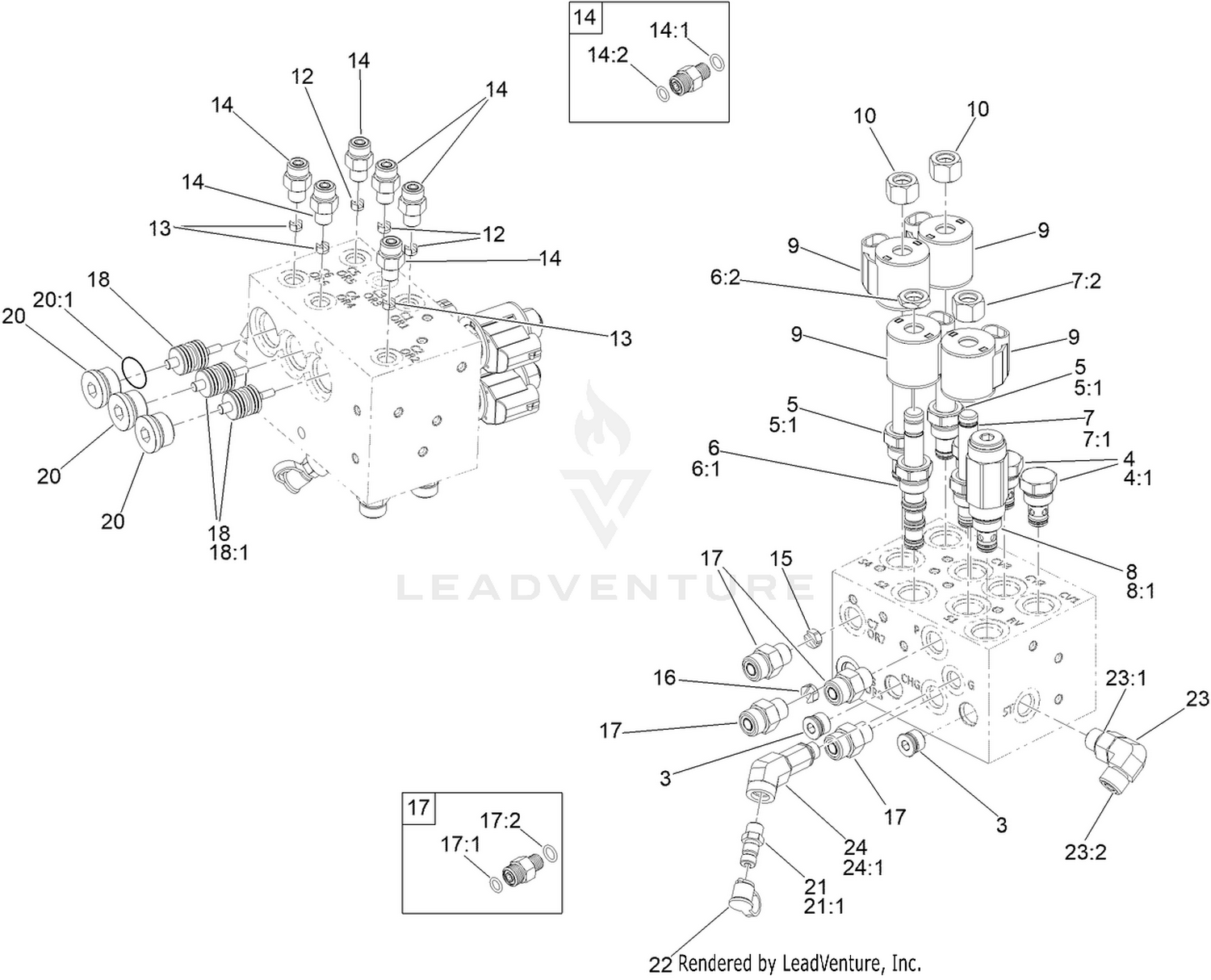Lift Manifold Assembly No. 138-6998