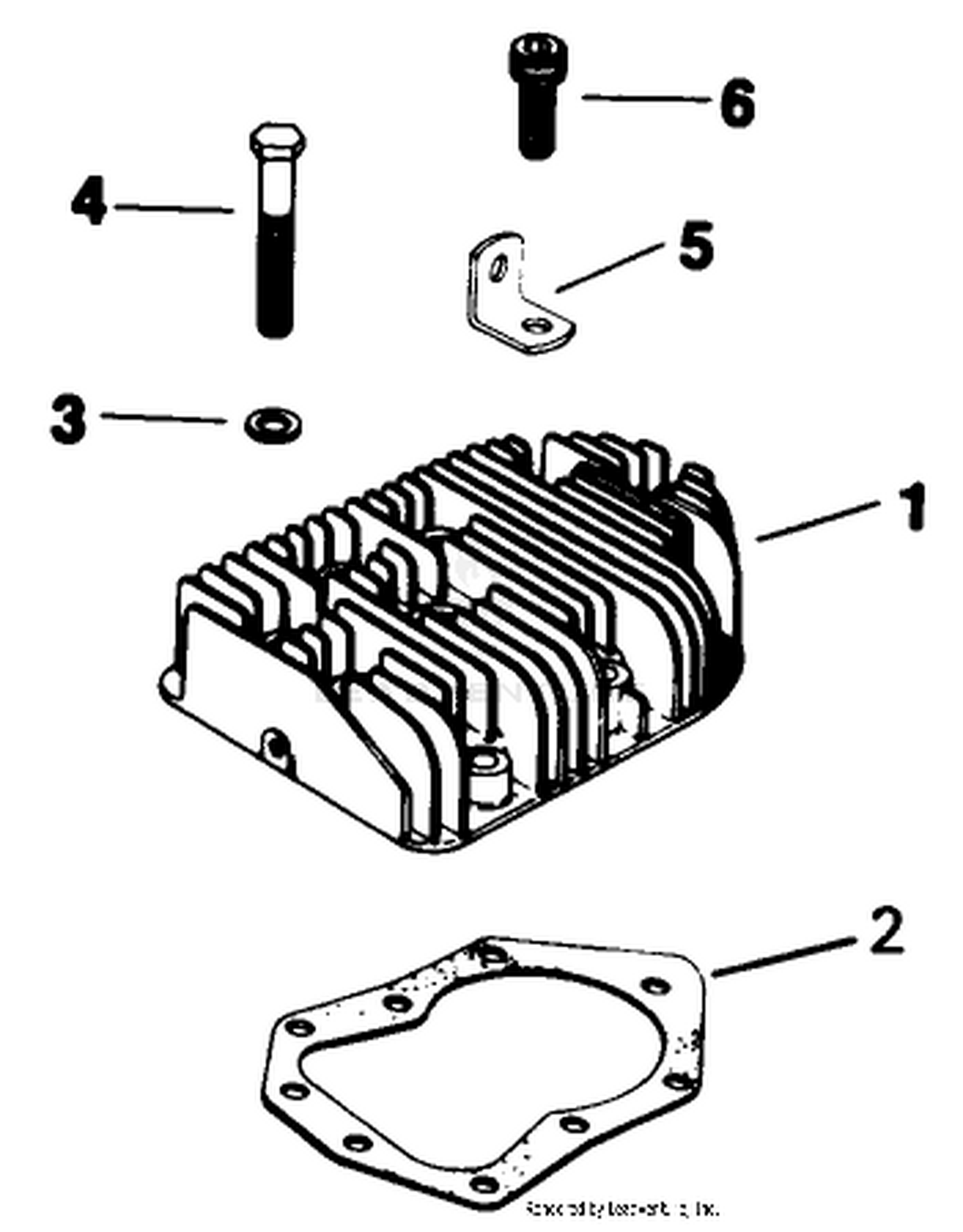 Cylinder Head-Engine Assembly-Kohler Model No. M16s-711533