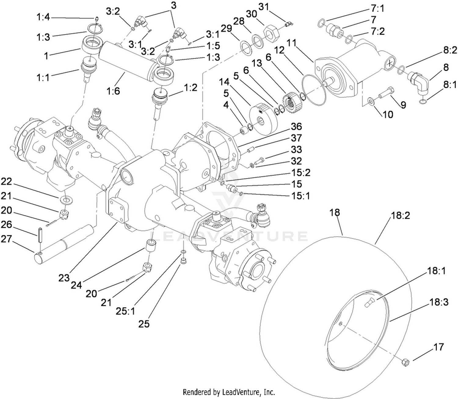 Rear Axle Assembly