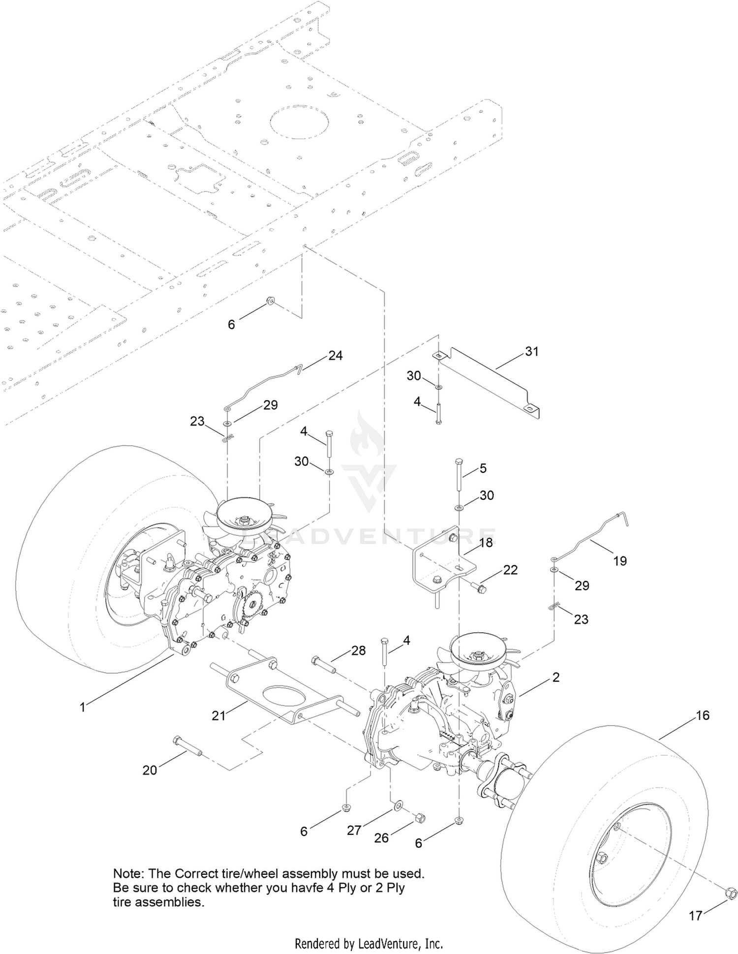 Hydro Transaxle Assembly