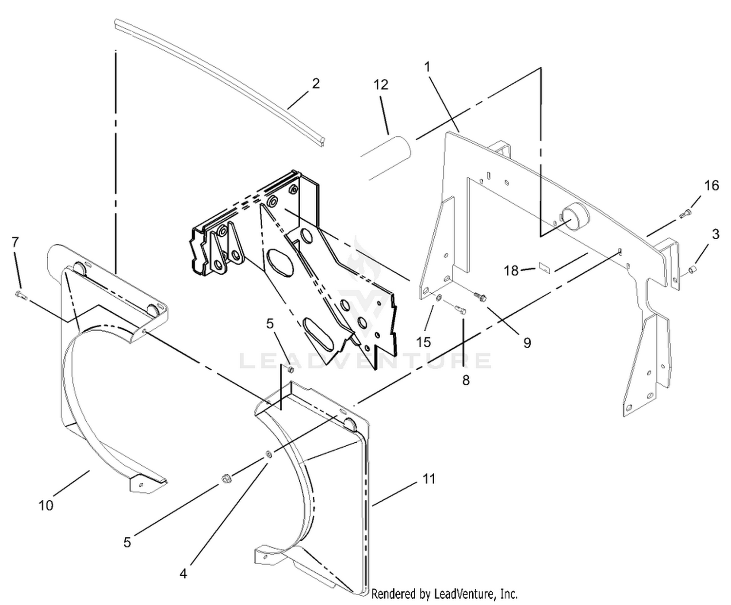 Radiator Support and Shroud Assembly