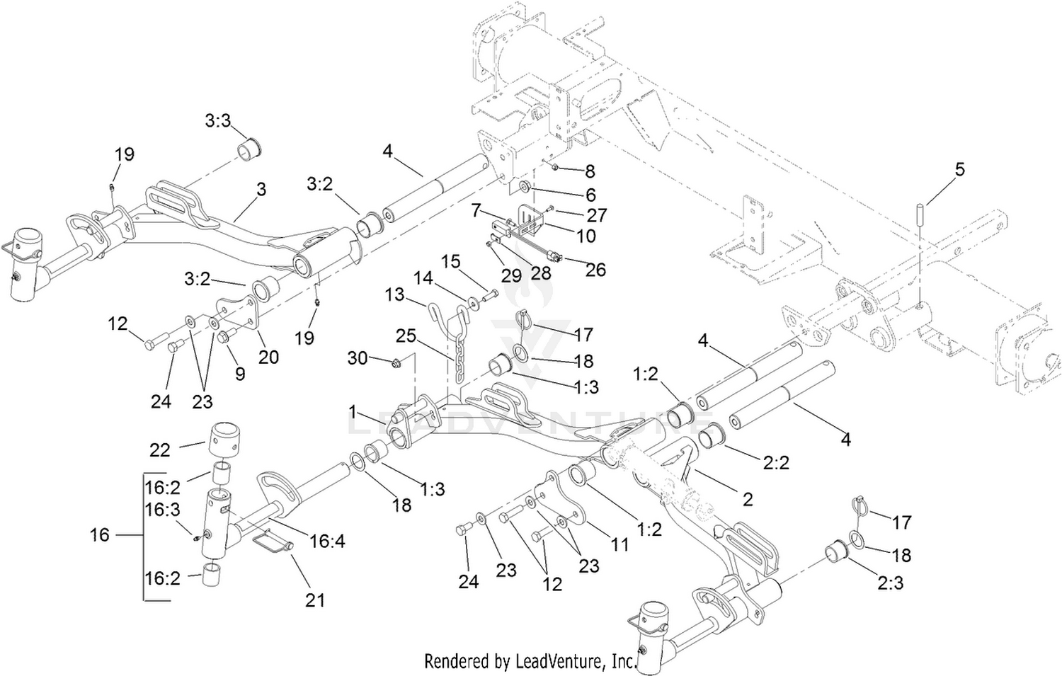 Front Lift Arm Assembly