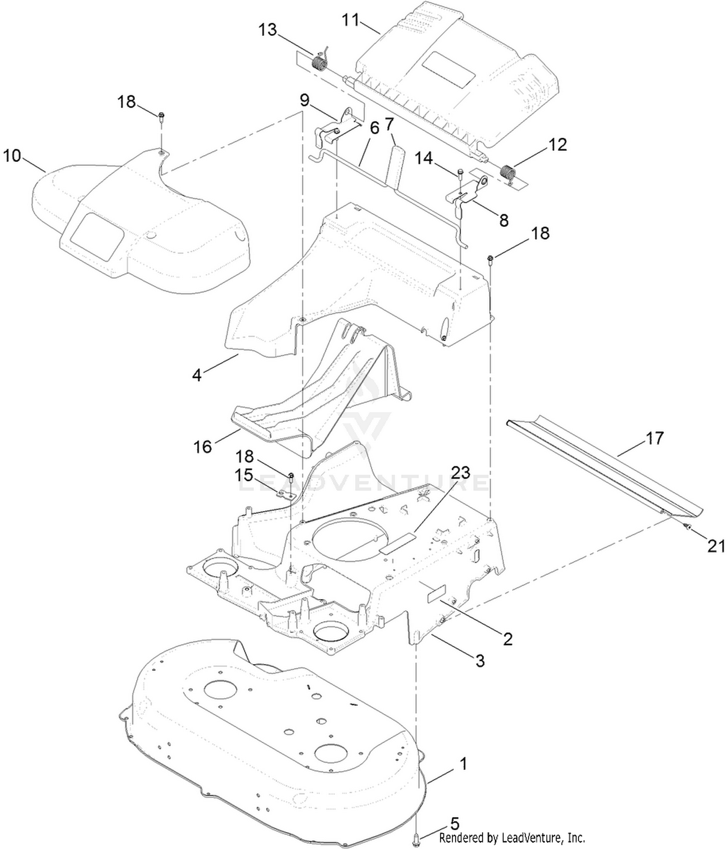 Deck and Frame Assembly