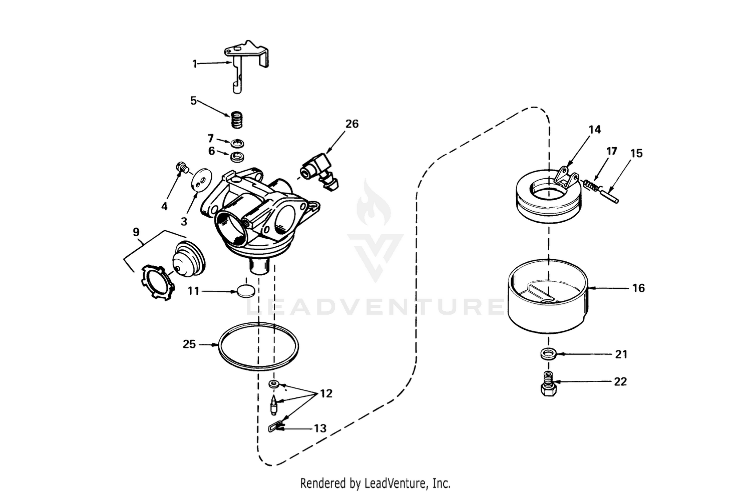 Carburetor No. 632434