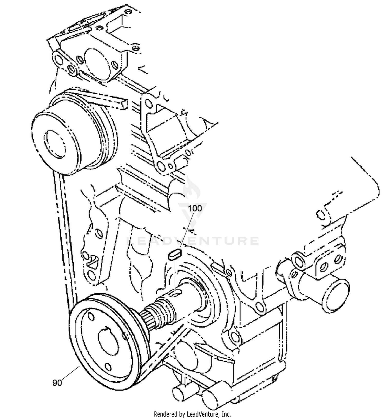 Alternator and Pulley Assembly