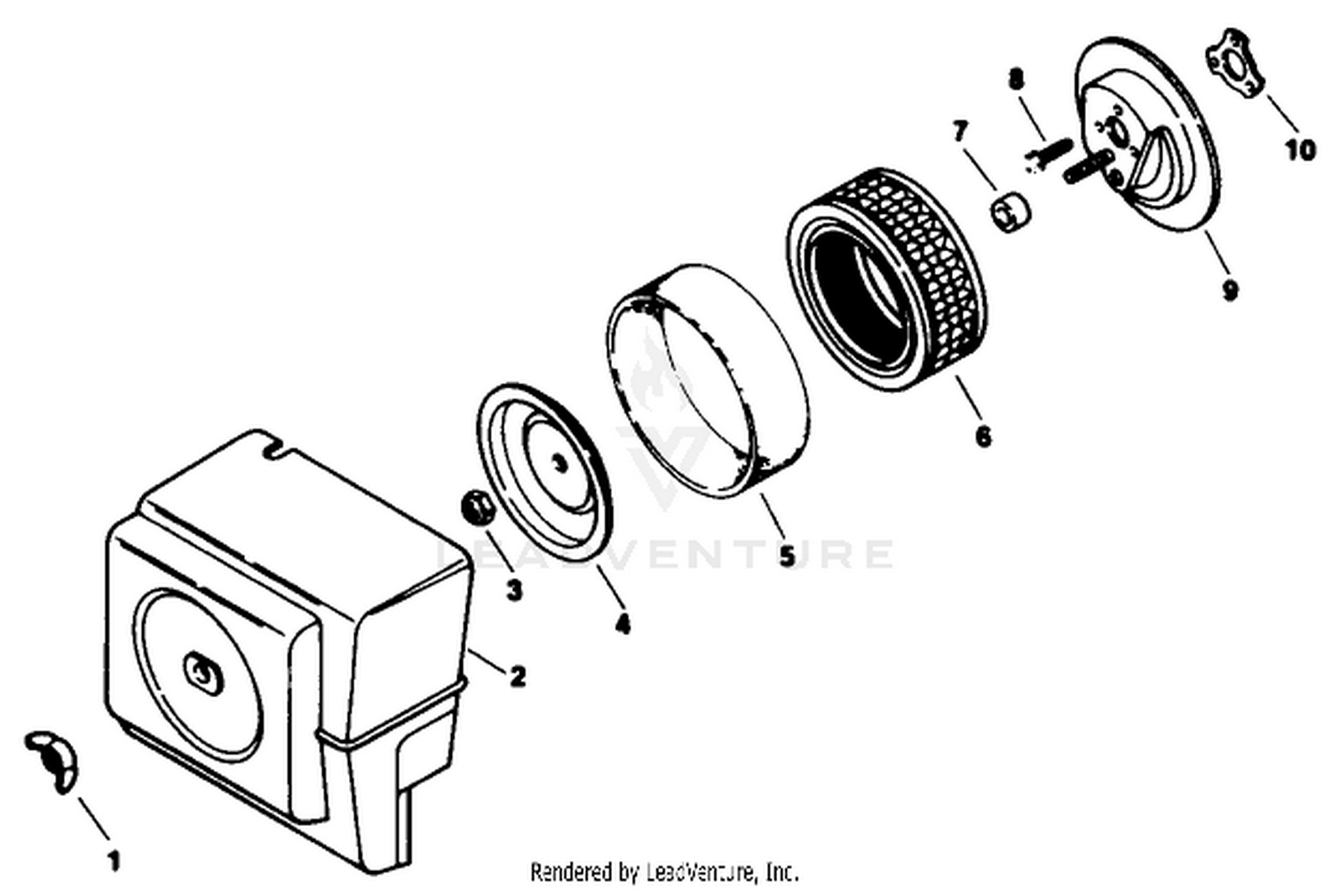 Engine Model No. M8t Type 301560 Air Intake