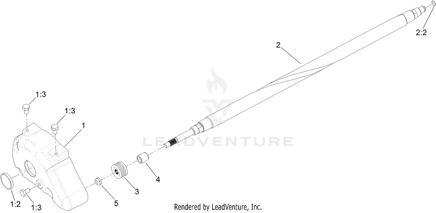 Shaft and Pulley Assembly No. 139-2697