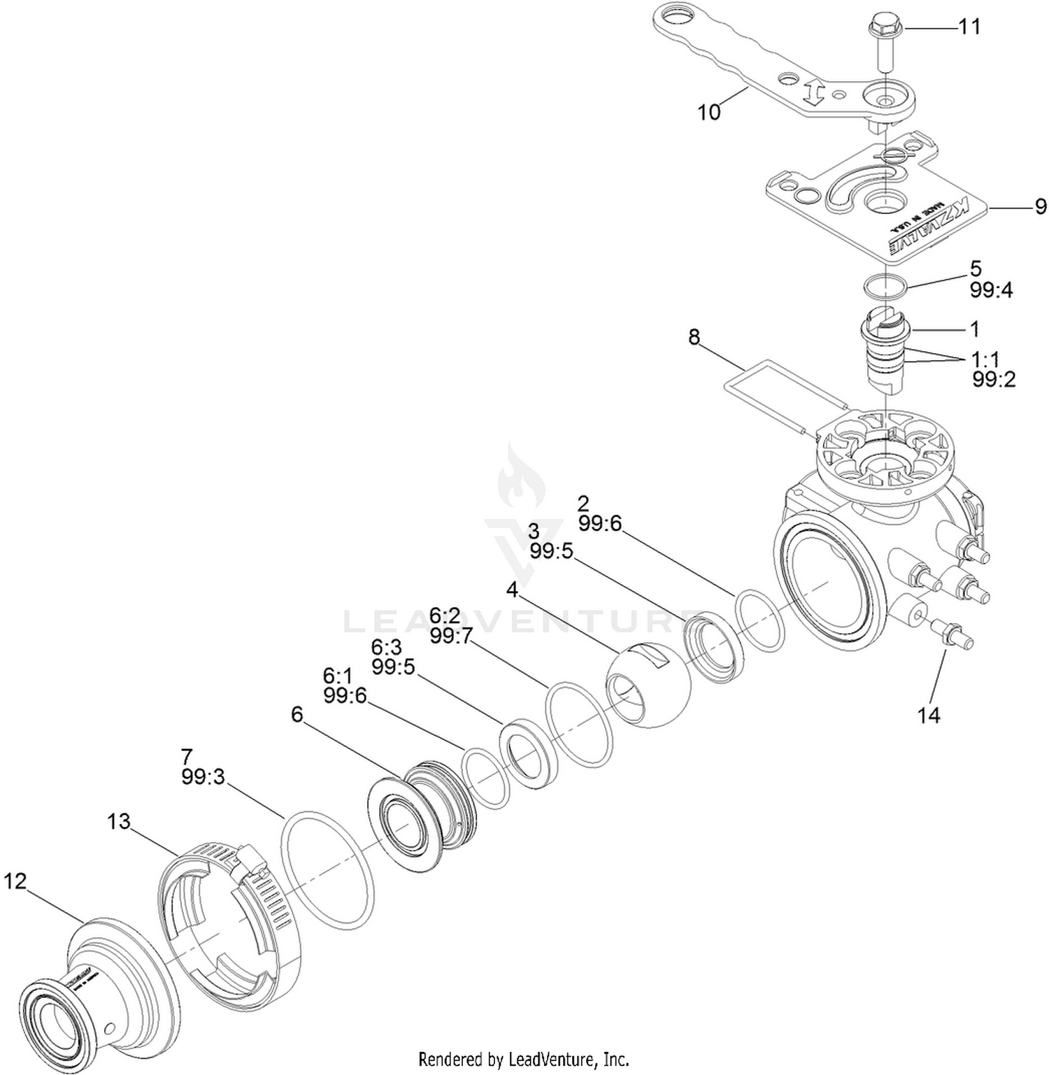 Eductor Valve Assembly No. 130-7324