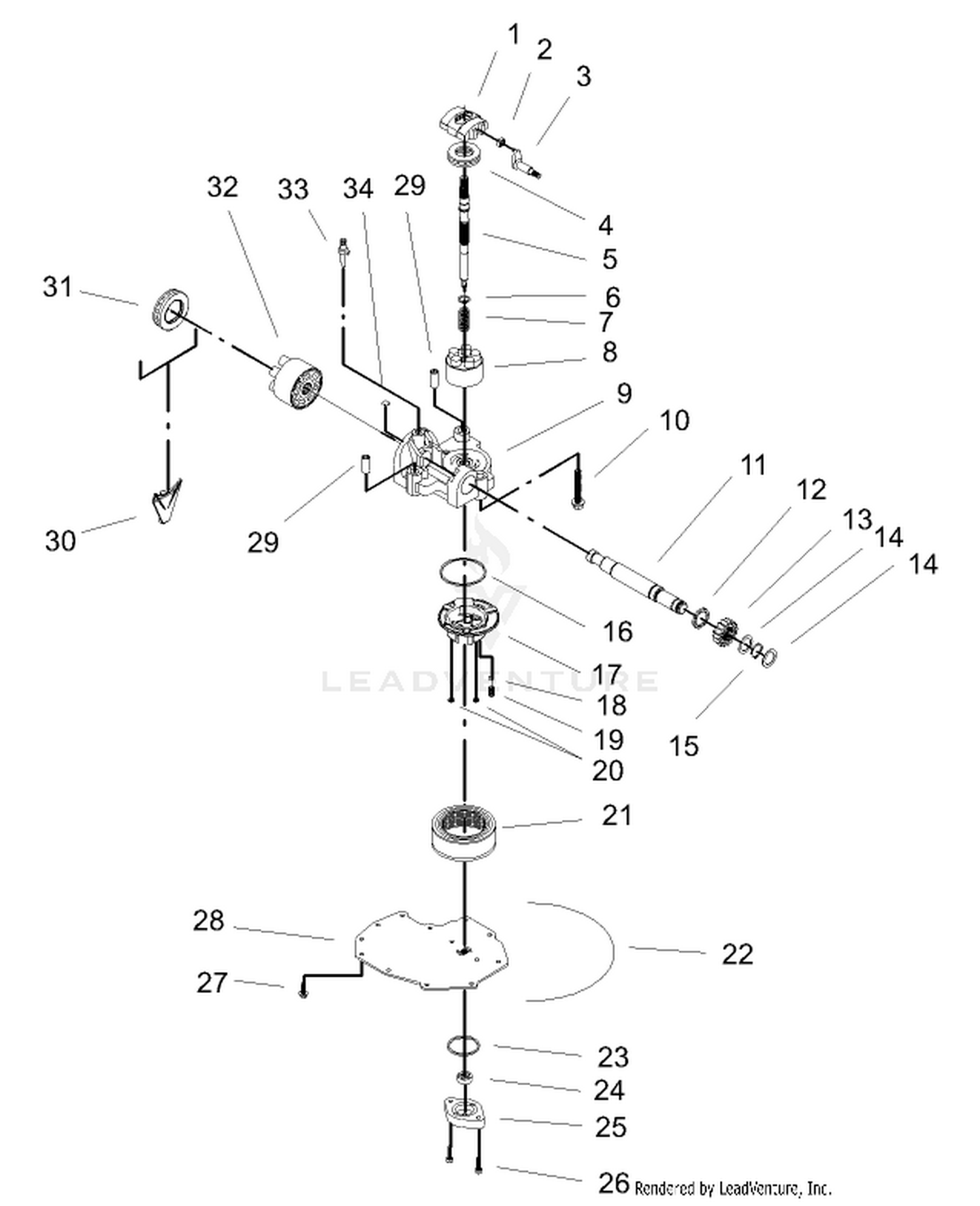 Cylinder Block Assembly  Transaxle Assembly No. 104-4310