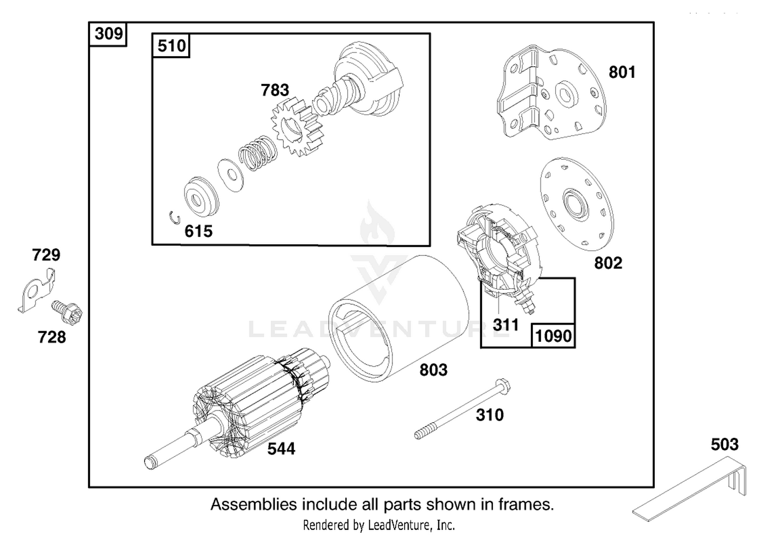 Engine Briggs  Stratton Model 28n707-0631-A1 8