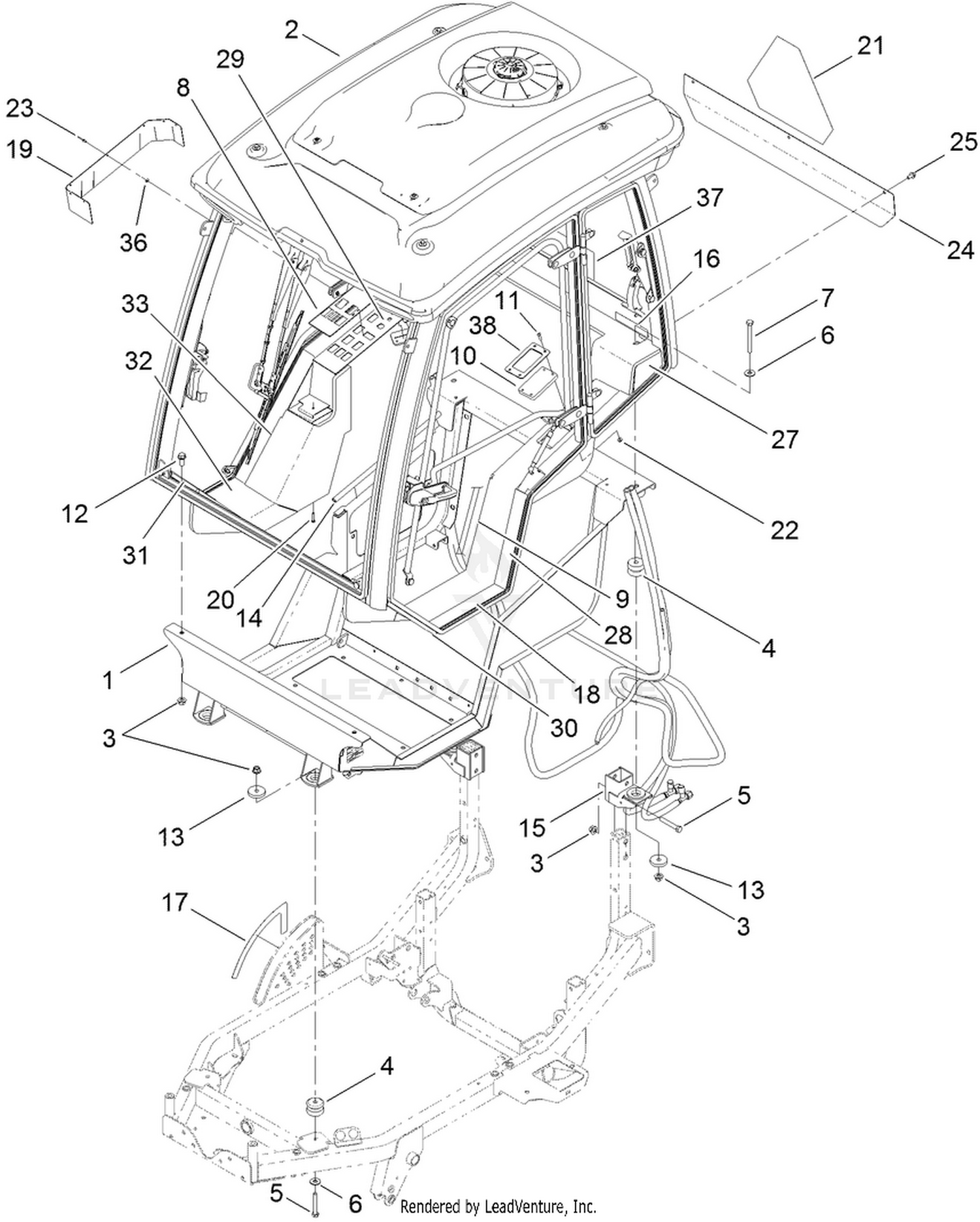Cab Platform Assembly