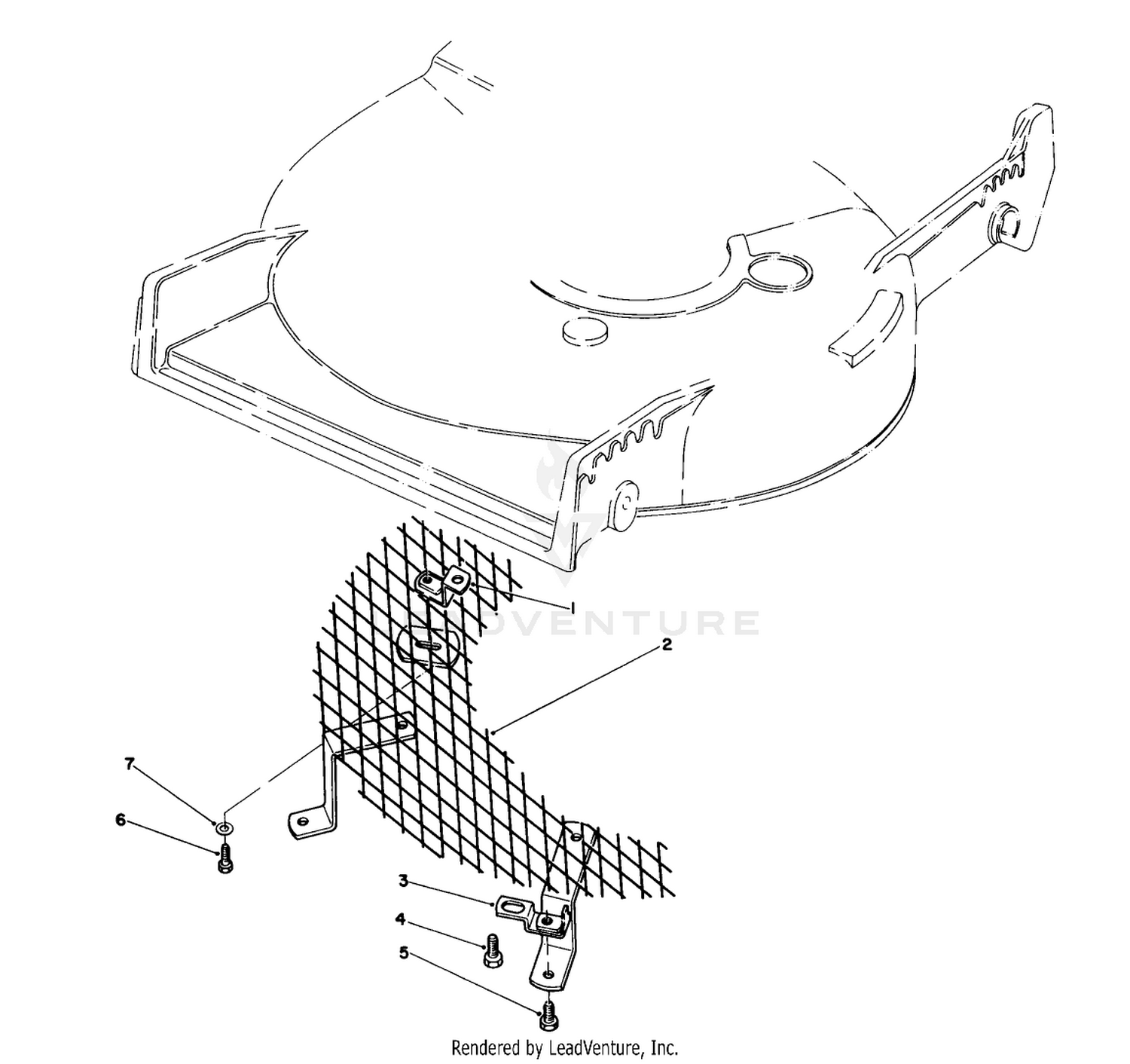 LEAF SHREDDER KIT MODEL NO. 59157 (Optional)