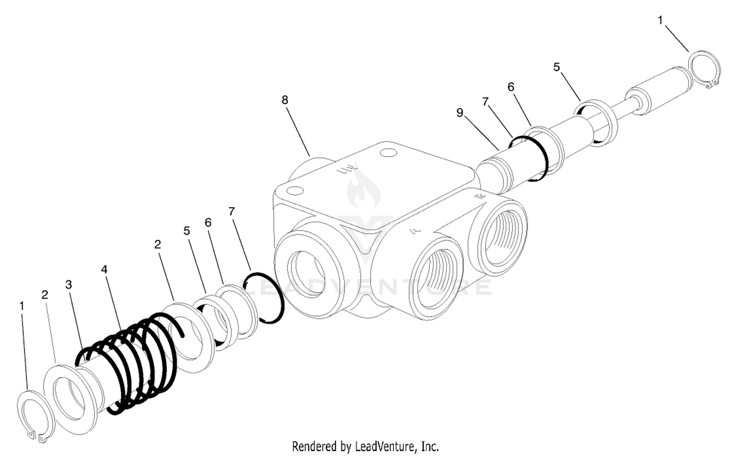 Reel Shut-Off Valve No. 58-5460