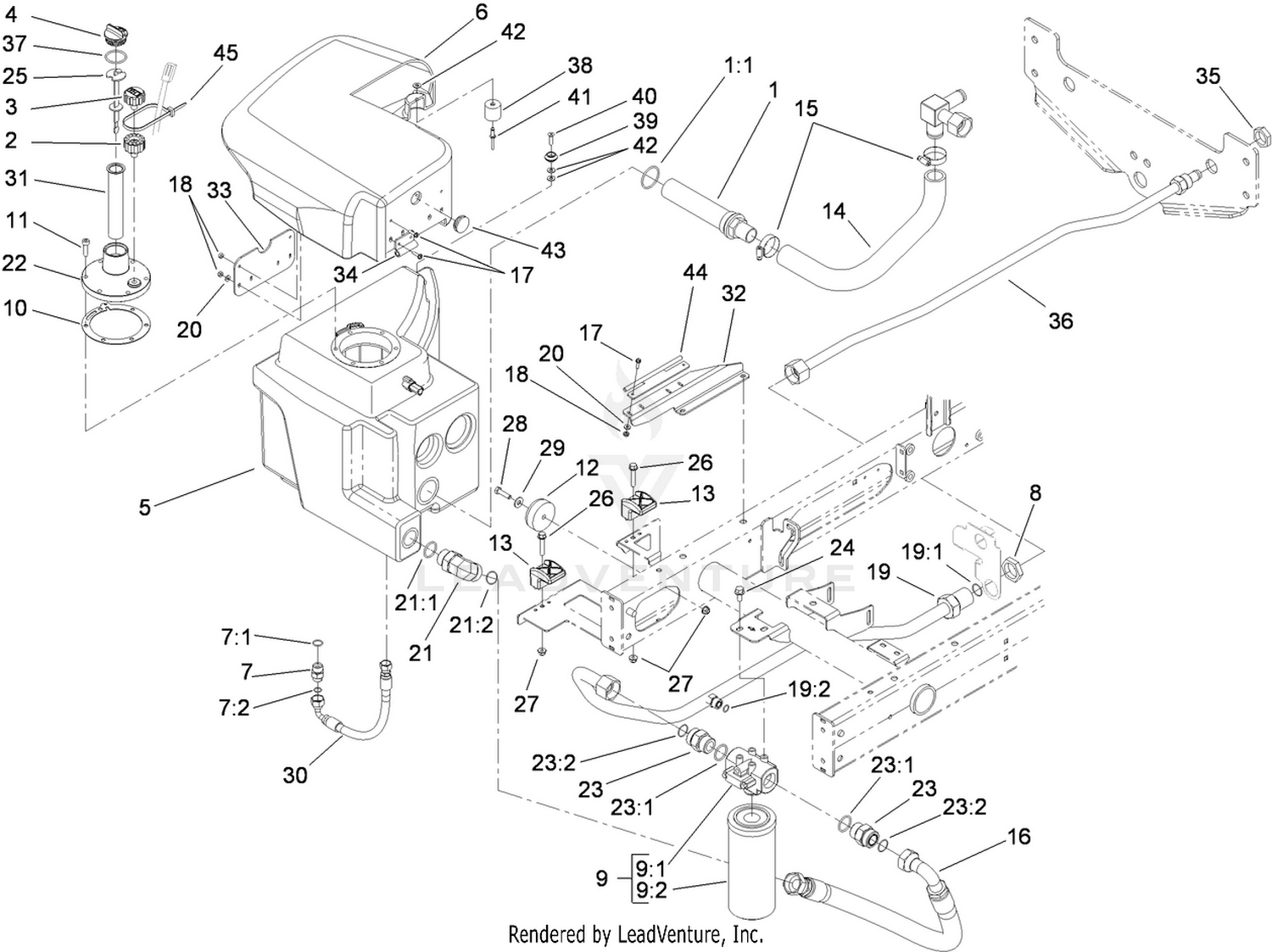 Hydraulic Tank Assembly