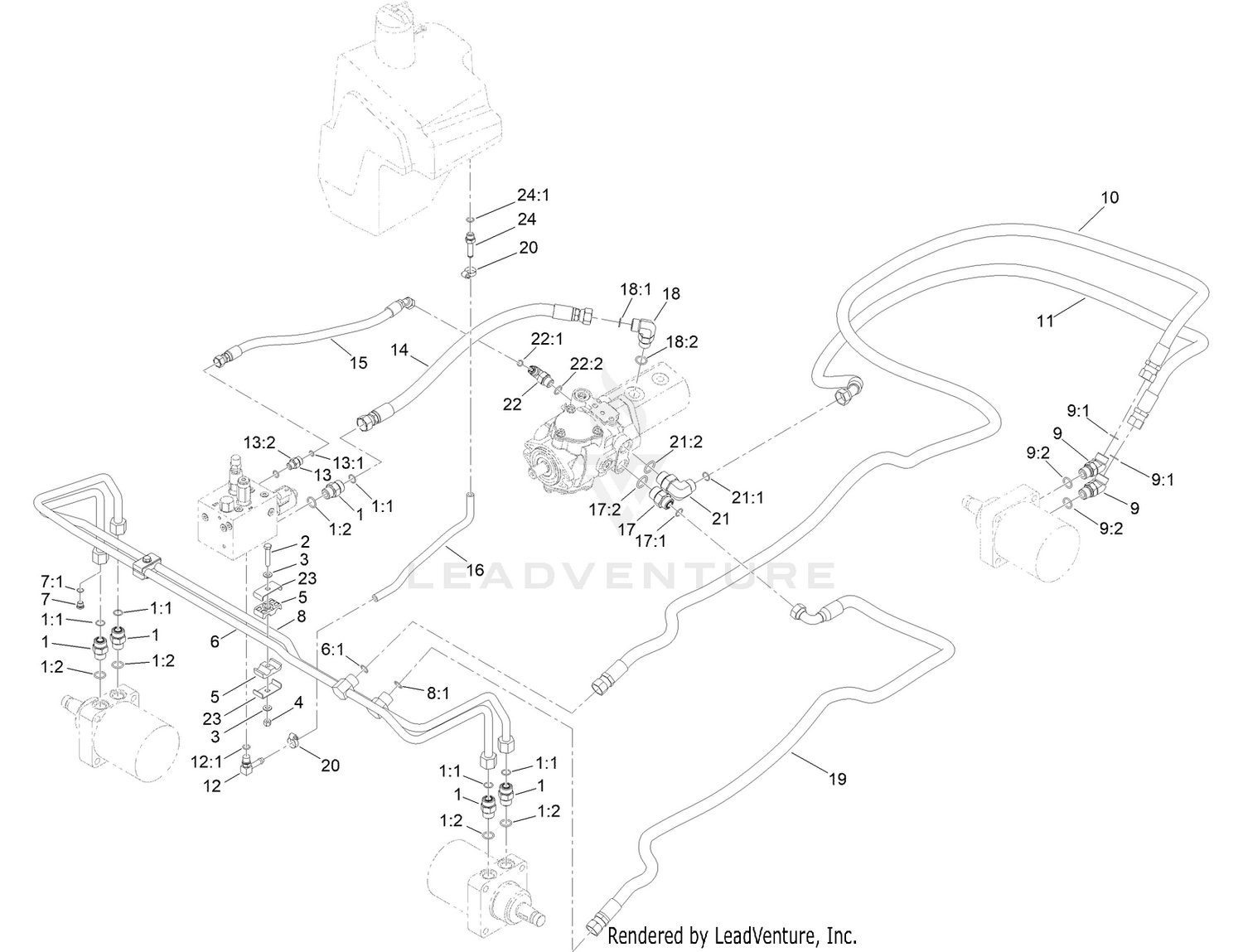 Traction Hydraulic Assembly