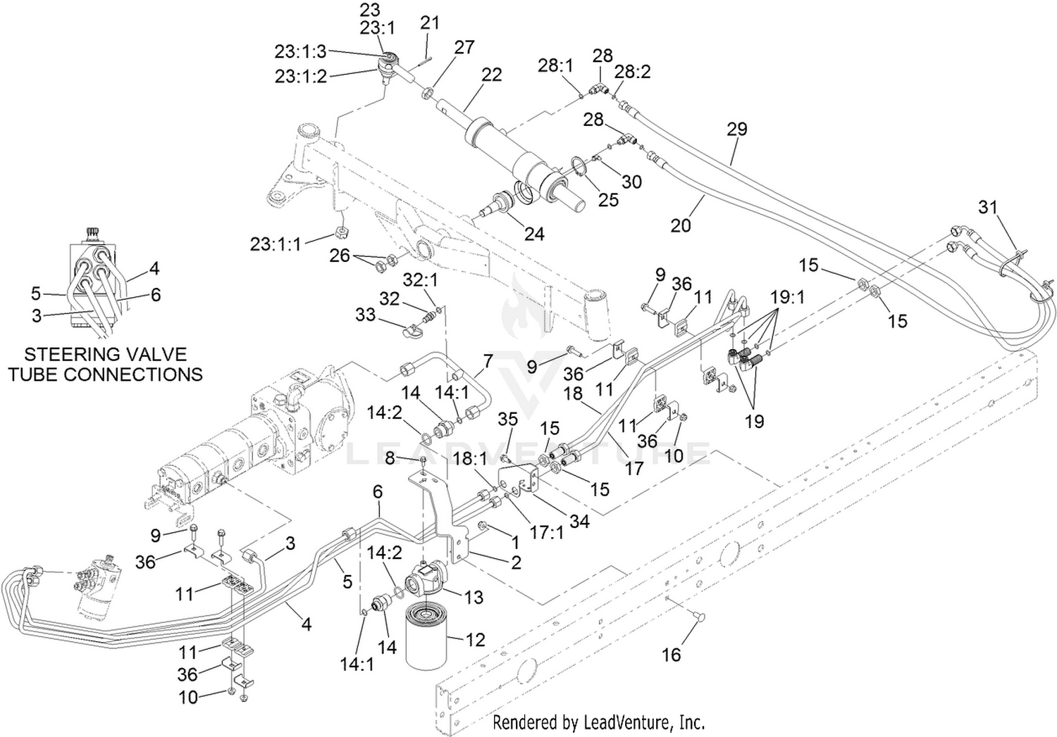 Steering Hydraulic Assembly