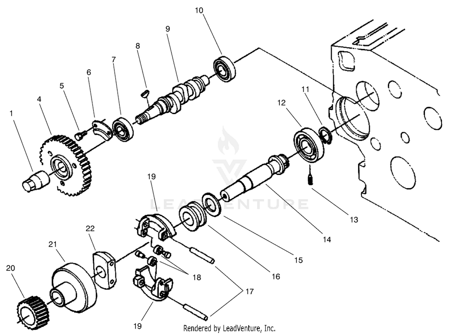 Fuel Camshaft Assembly