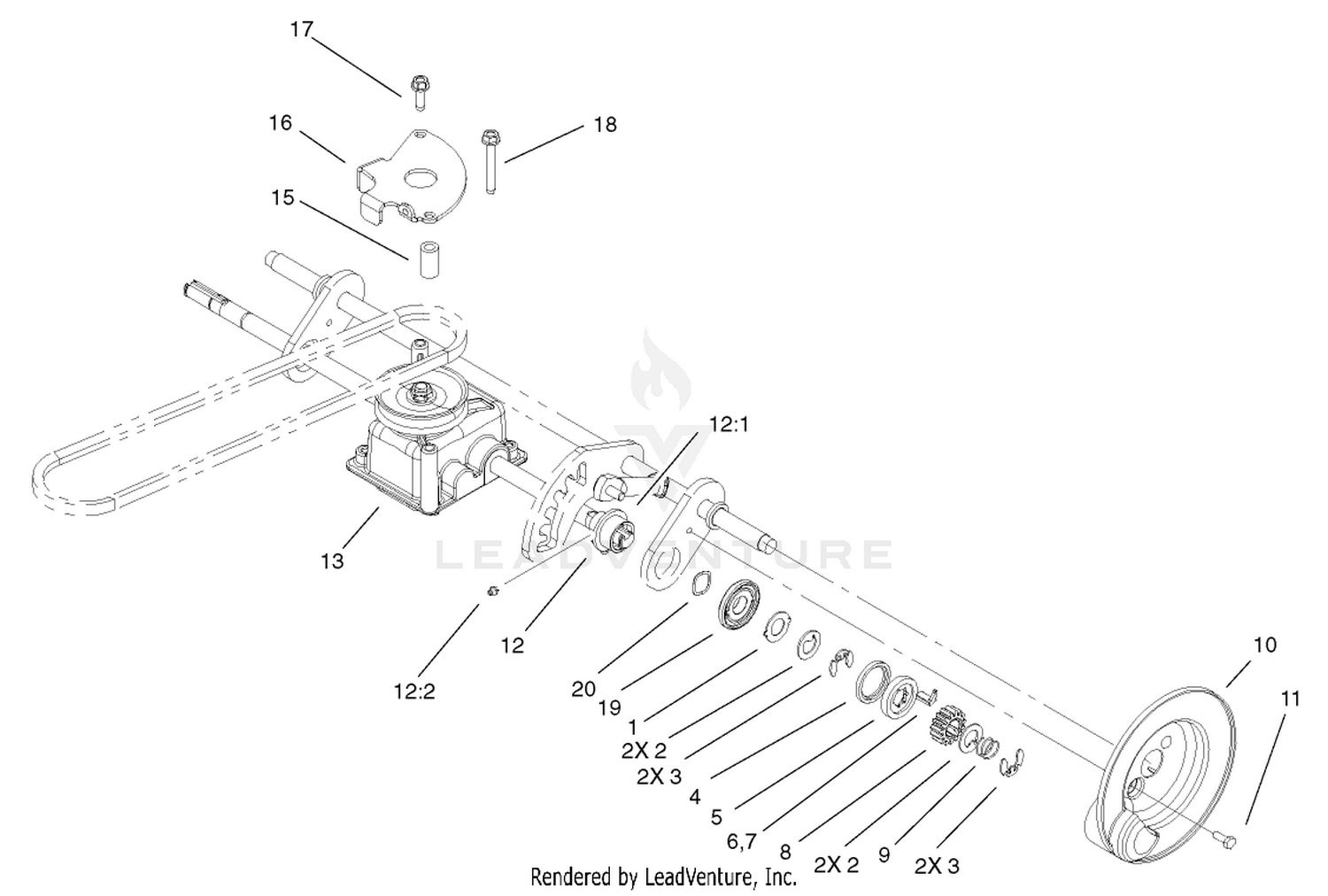 Gear Case and Cover Assembly