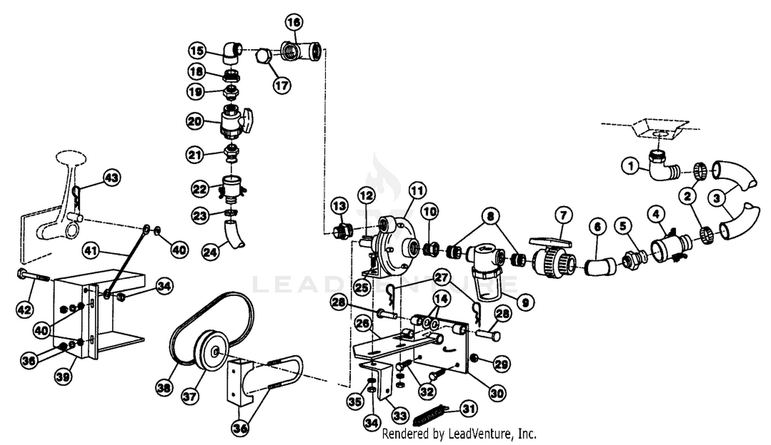 STANDARD ELECTRIC SPRAY SYSTEM PUMP SET-UP