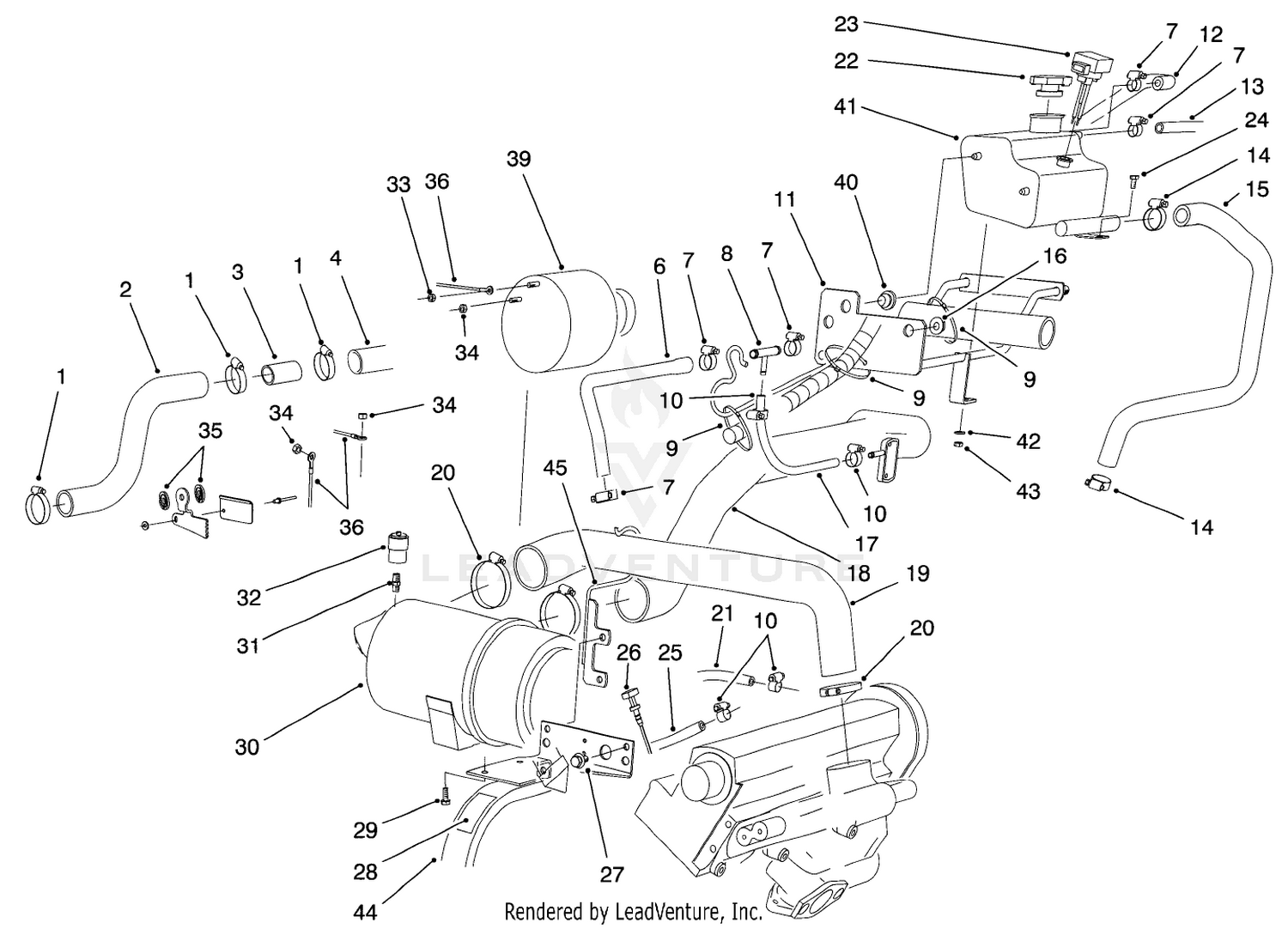 Engine Plumbing Assembly