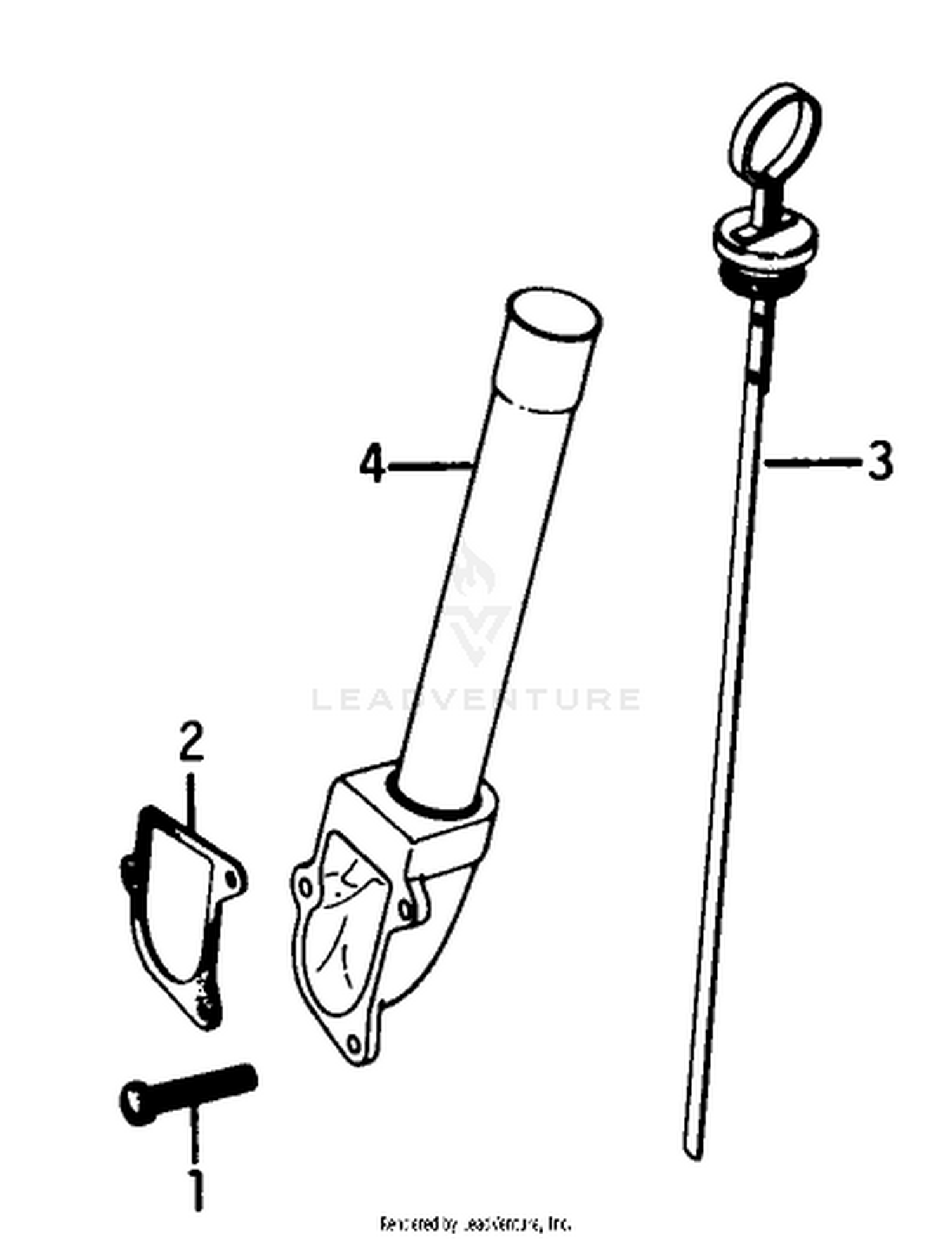 Dipstick Engine Kohler Model No. K321s Spec. No. 60399
