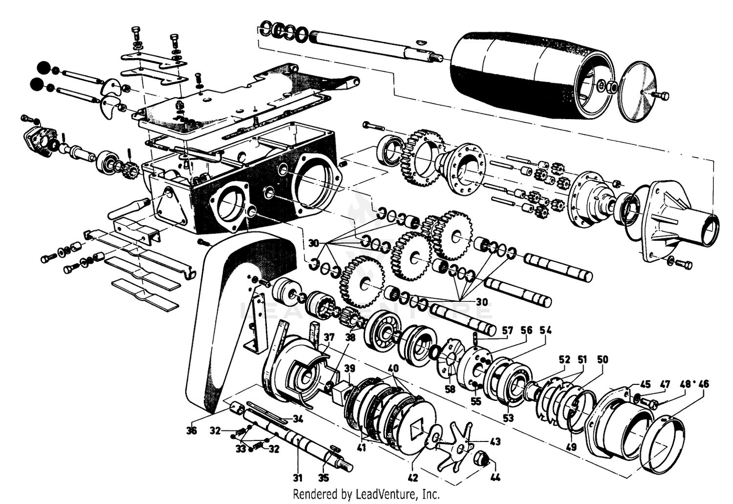 Transmission Case Assembly (continued)