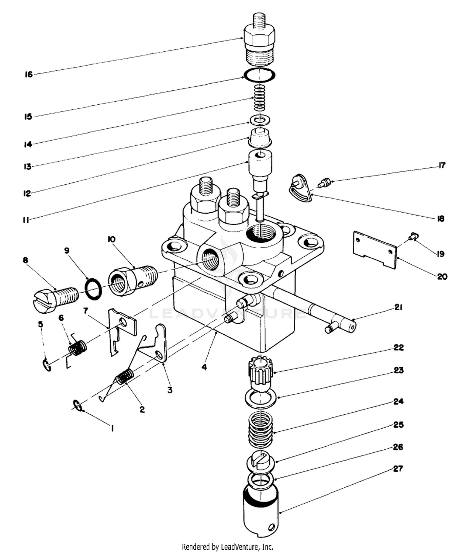 Fuel Injection Pump Assembly No. 42-8000
