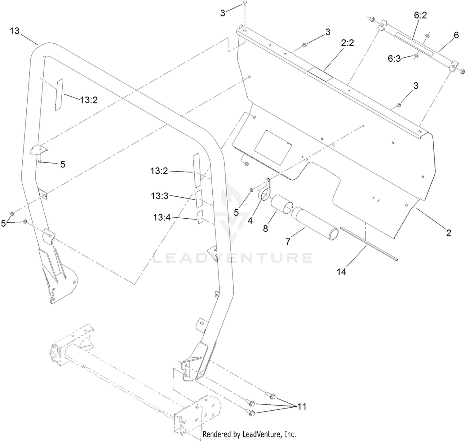 Roll-Over Protection System Assembly
