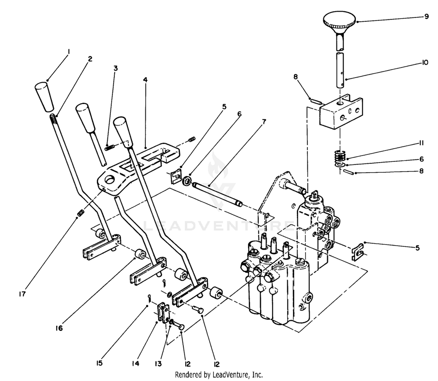 Cross Cut Lever Kit No. 76-3590