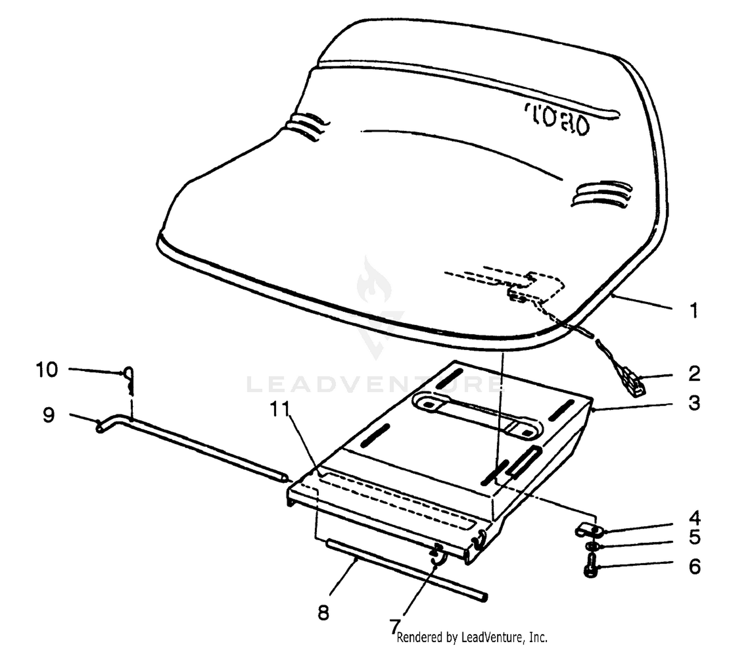 Seat Assembly (model No. 56185)