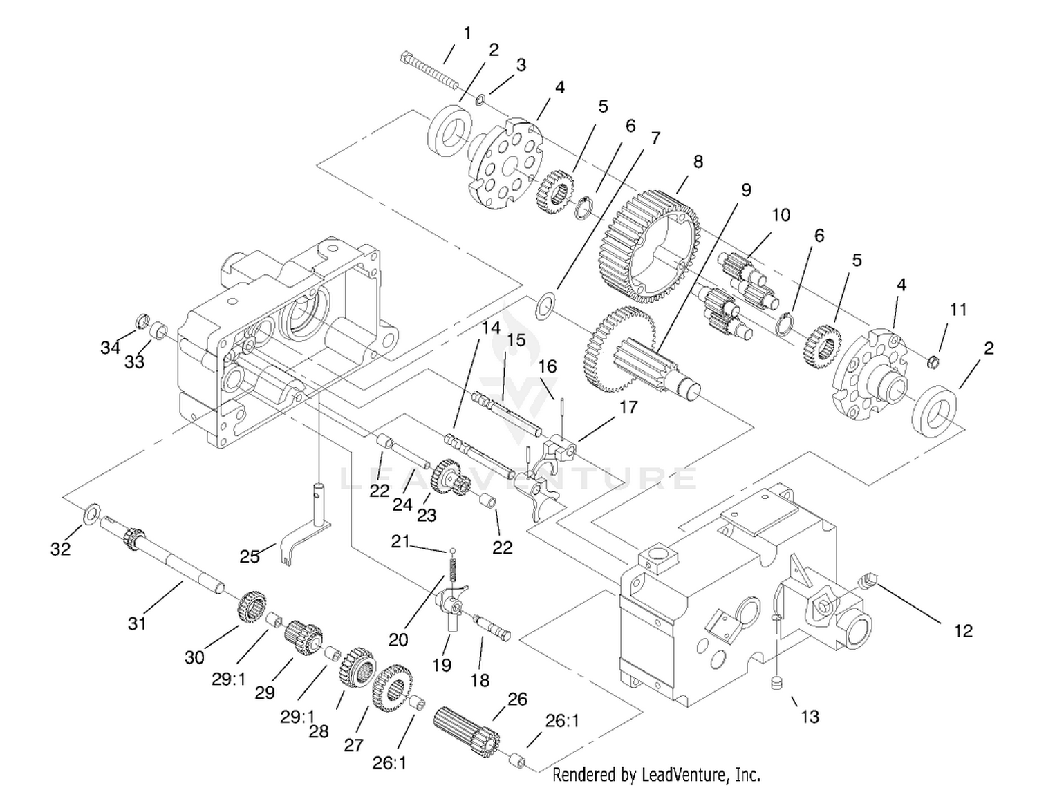 Transmission 8-Speed 8 Pinion (continued)