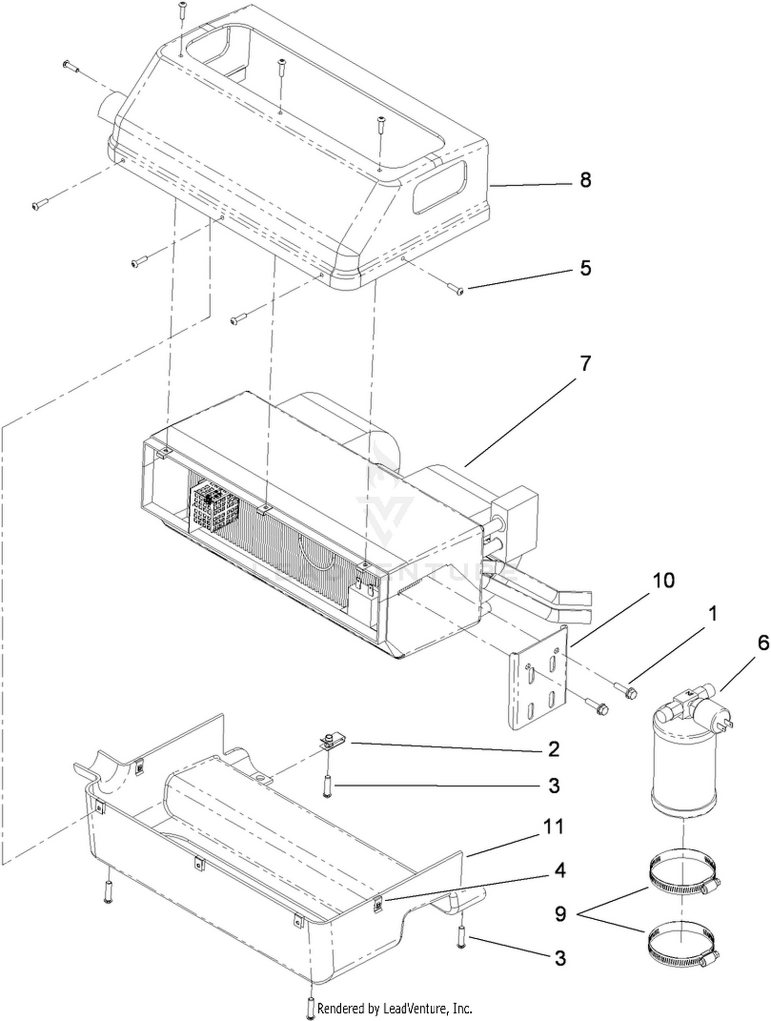 Heater Evaporator Assembly