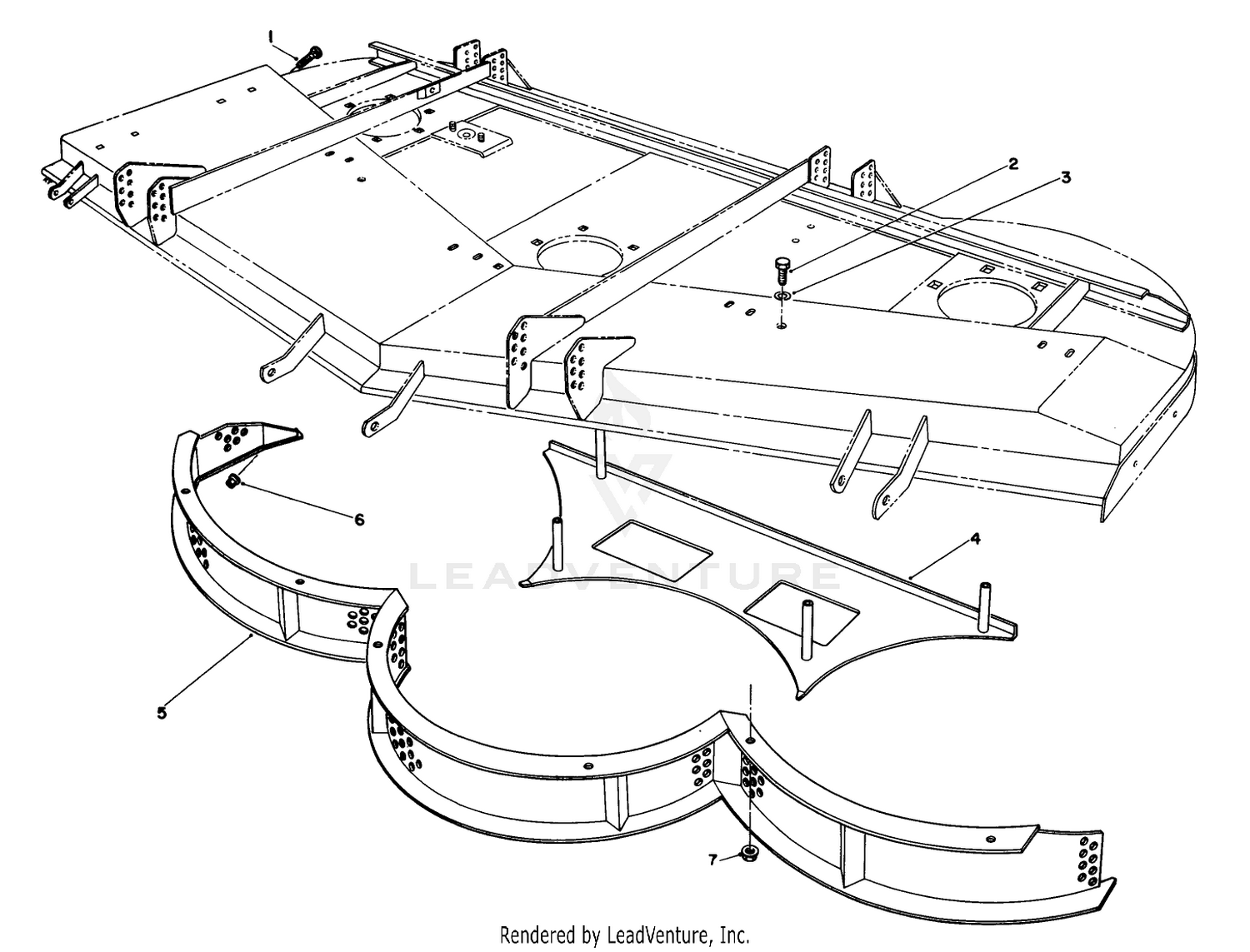 72" Mulcher Kit Model No. 30779 (optional) For Cutting Unit Model No. 30575