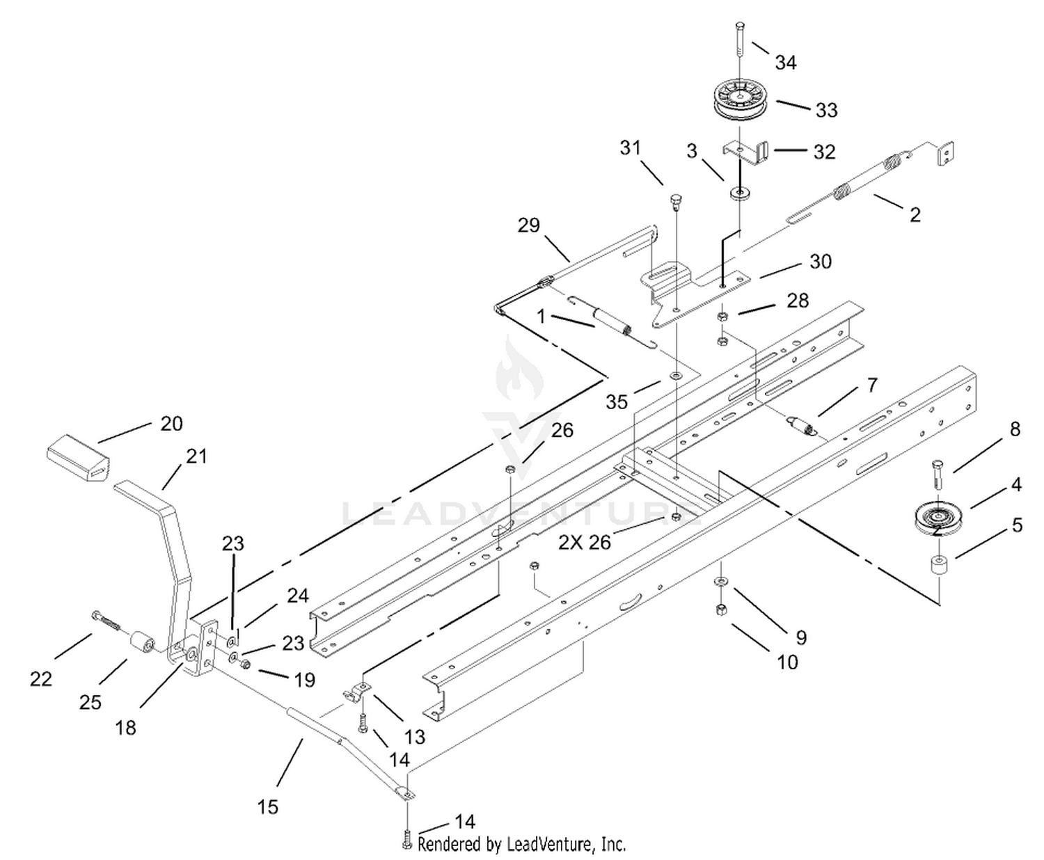 Traction Brake Assembly